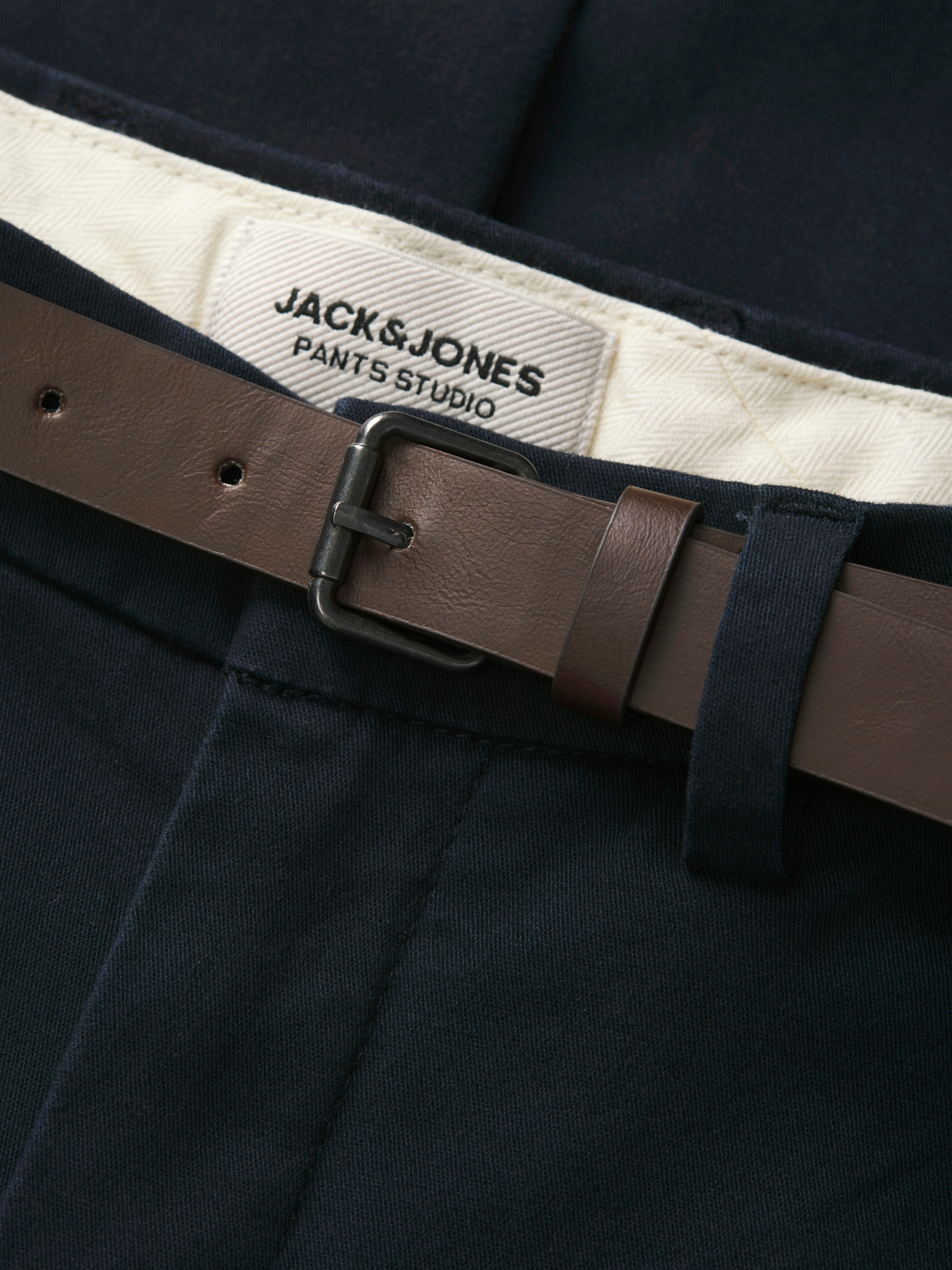 Jack & Jones PlusSize Chinohose »JPSTMARCO ADAM BELTED CHINO PLS«