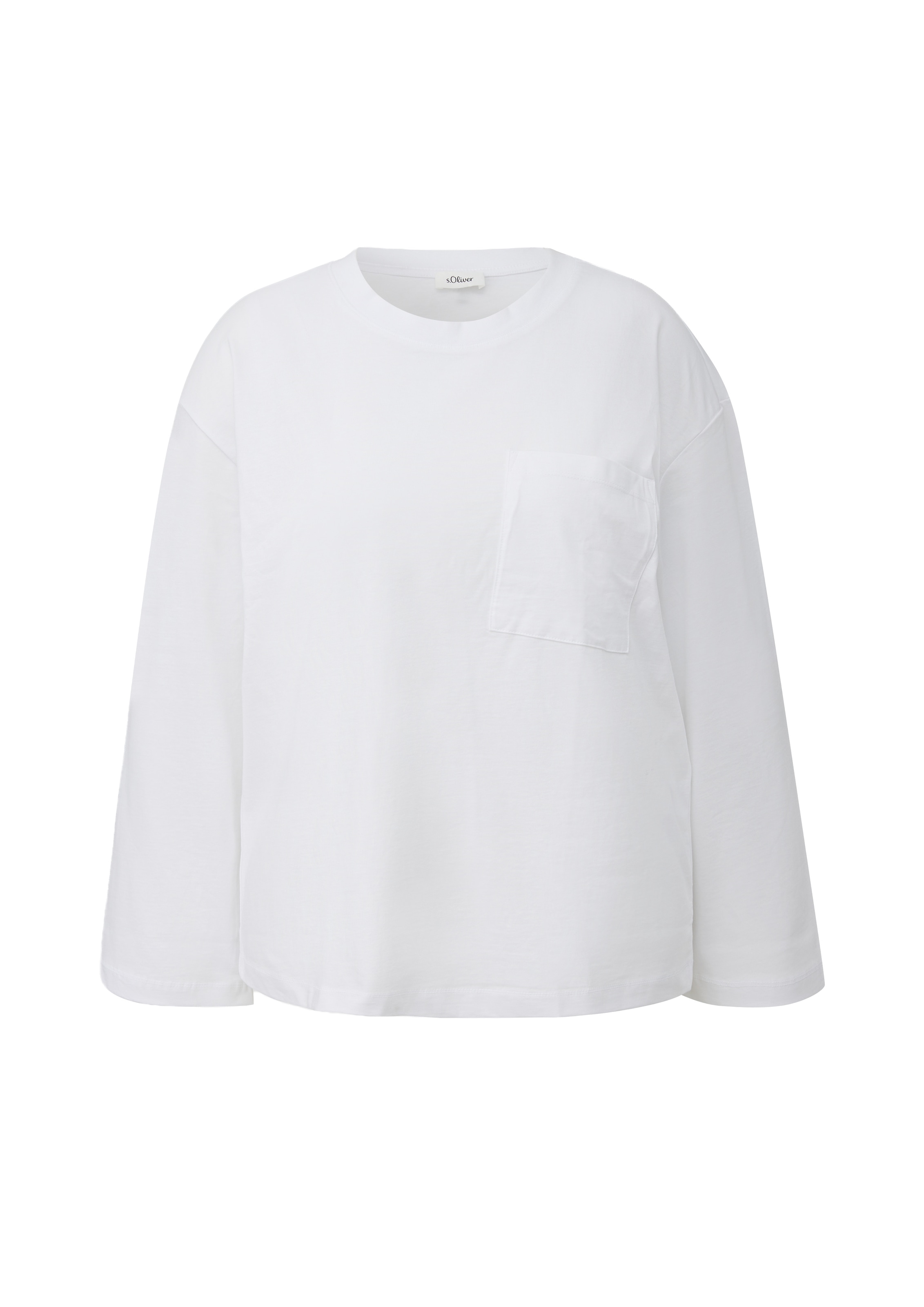 s.Oliver CURVE Langarmshirt mit Rundhals / Große Größen