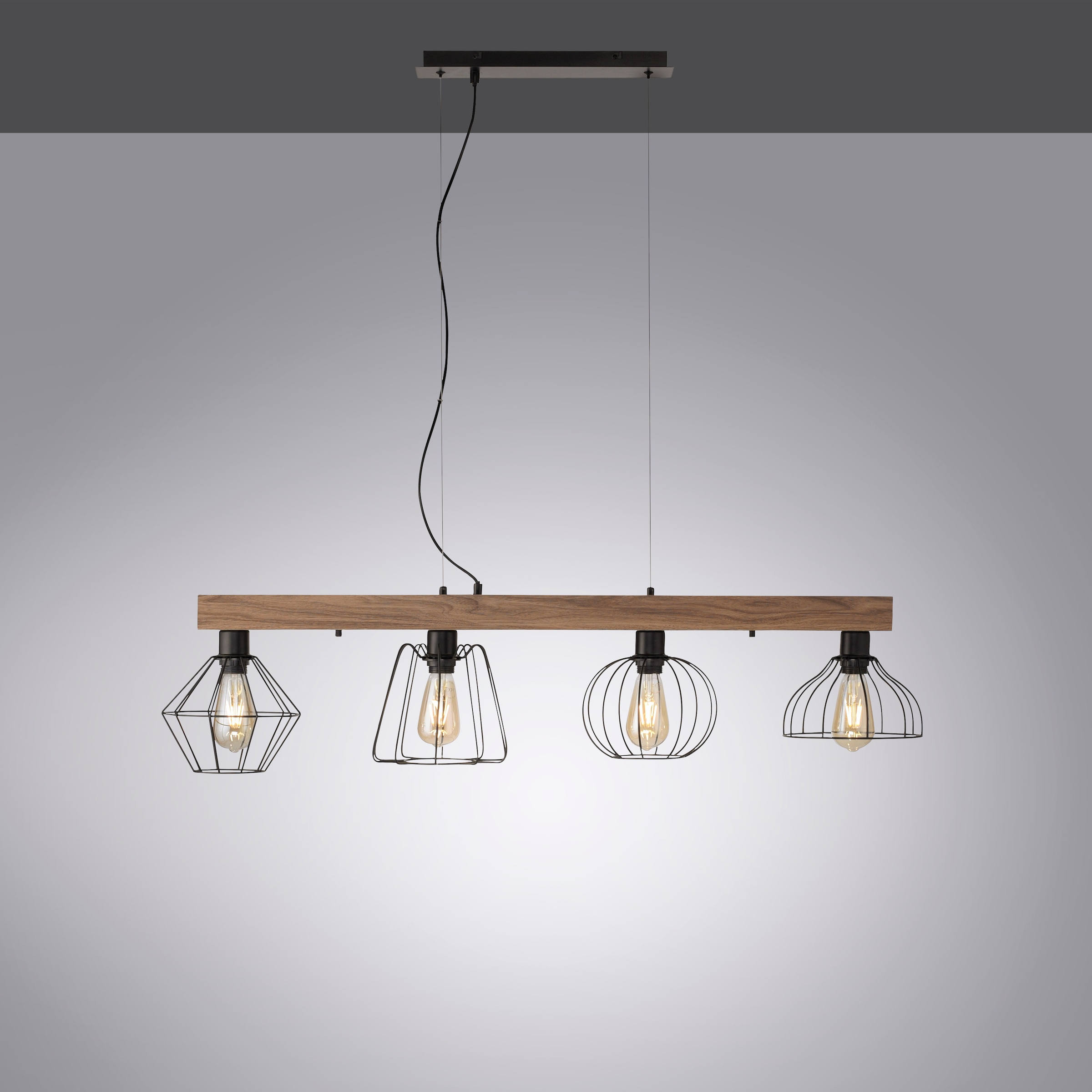 JUST LIGHT Pendelleuchte »KASKA« E27 1 Stk. ExklusiveE27