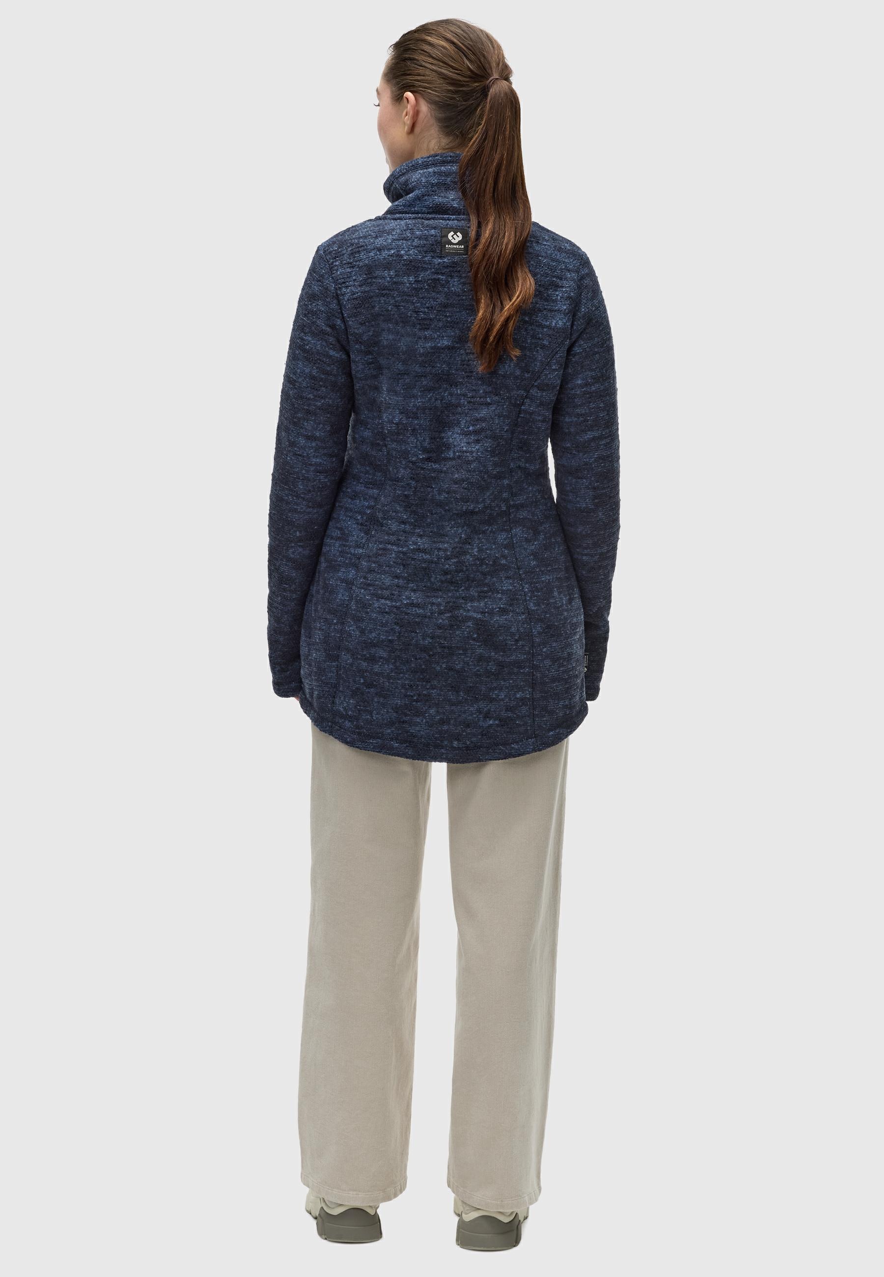 Ragwear Kapuzensweatjacke »Strickjacke Miram Melange«