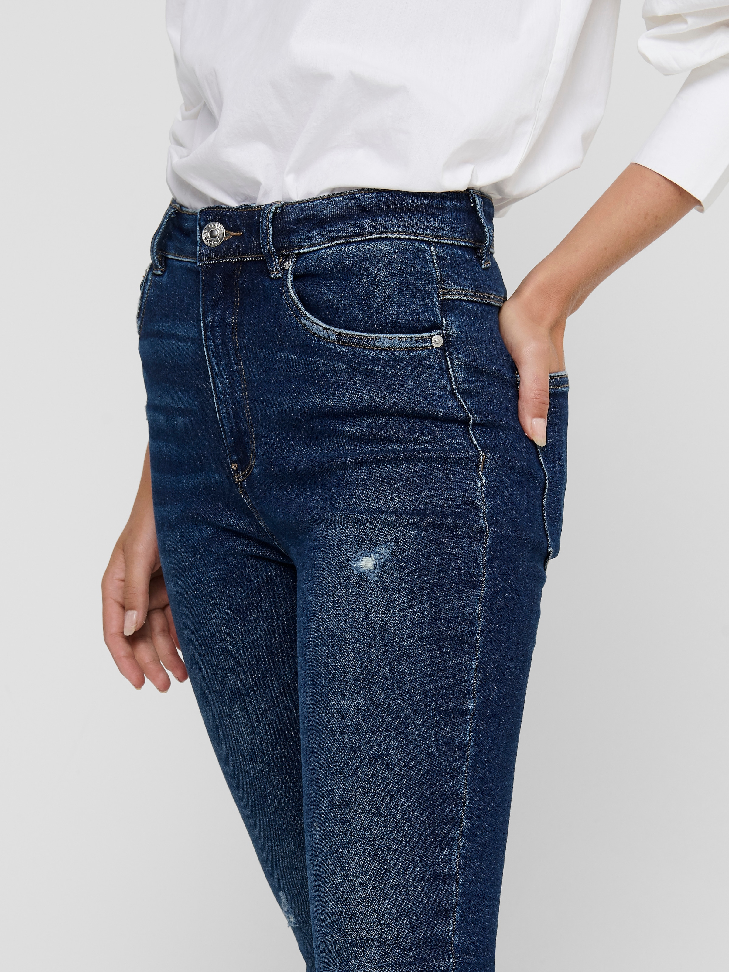 ONLY High-waist-Jeans »ONLMILA HW SK ANK BJ374 NOOS«