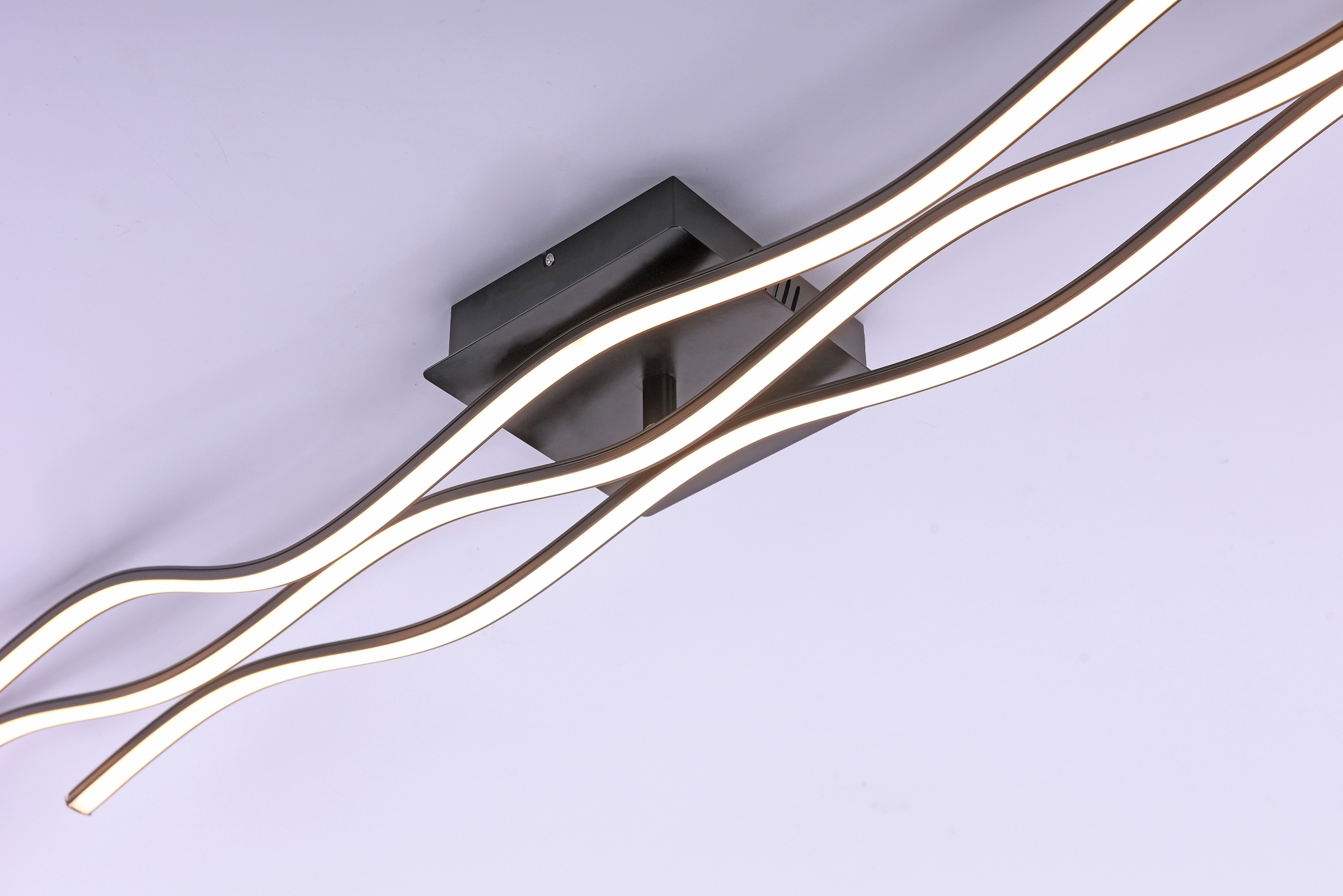 JUST LIGHT Deckenleuchte »WAVE« LED-Board 1 Stk. Warmweiß Deckenlampe