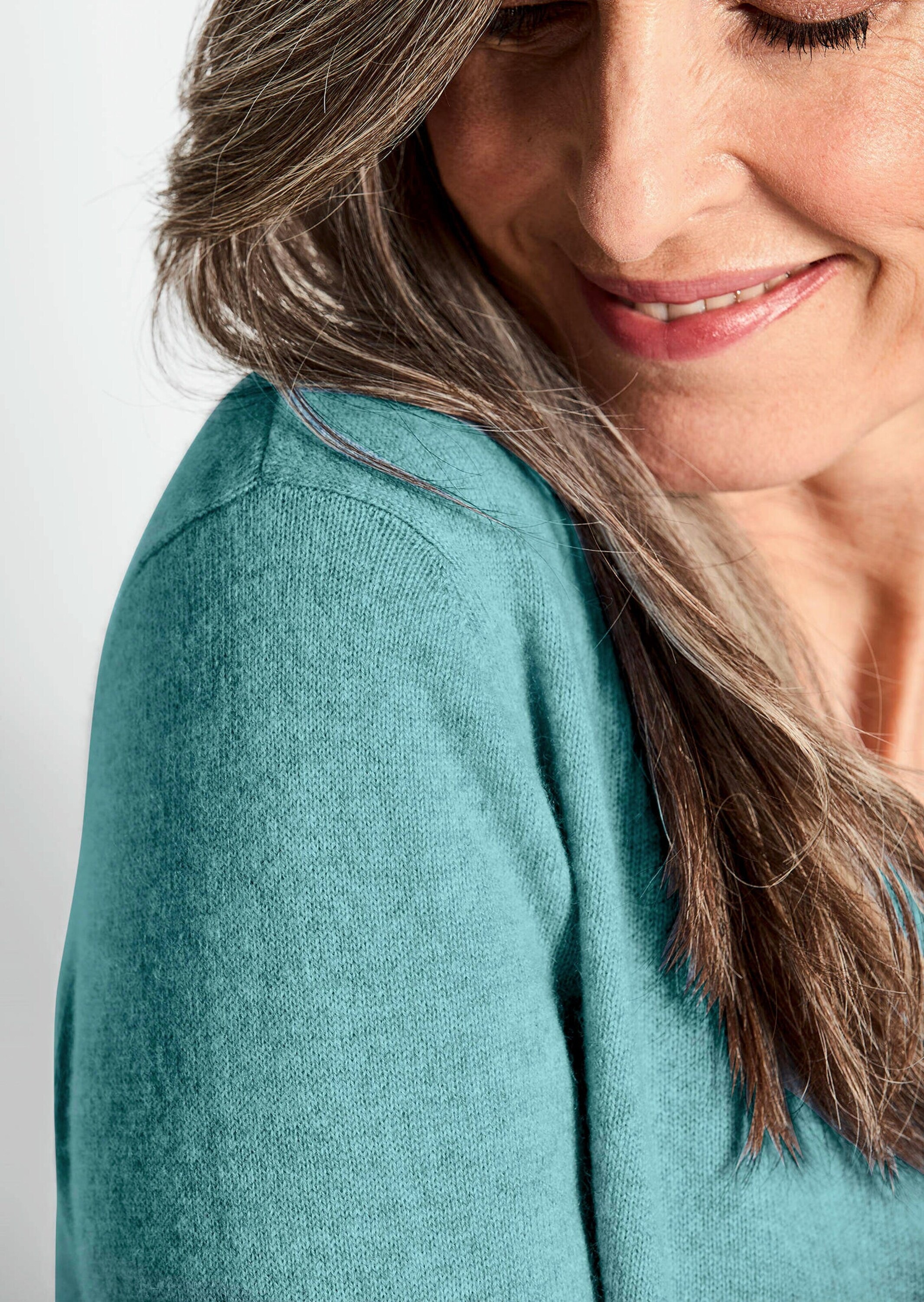 GOLDNER Strickpullover »Kaschmirpullover mit V-Ausschnitt«