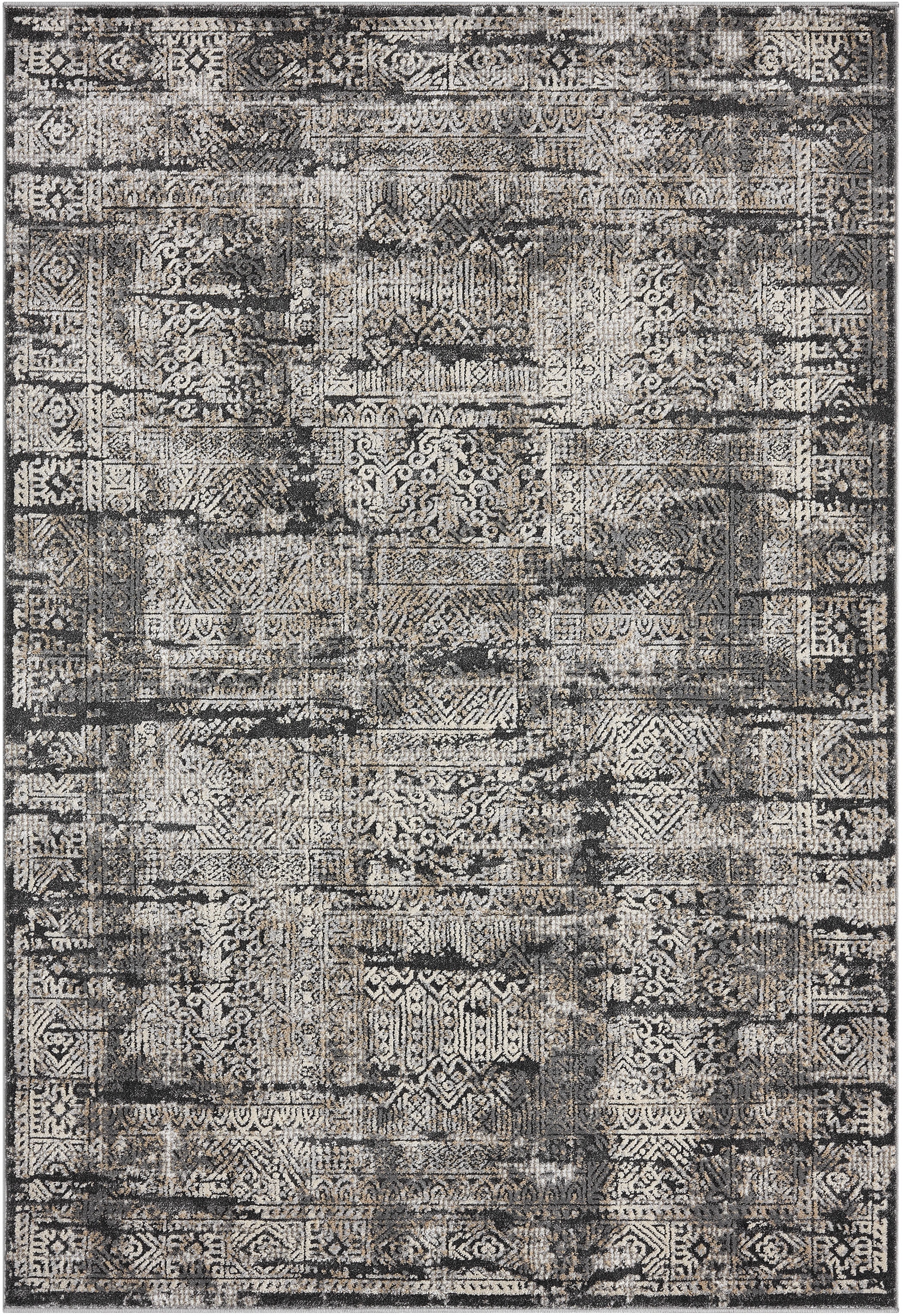 OTTO home Teppich »Selin« rechteckig 9 mm Höhe dezenter Glanz, Schrumpf-Garn-Effekt, im Vintage-Look, dichte Qualität