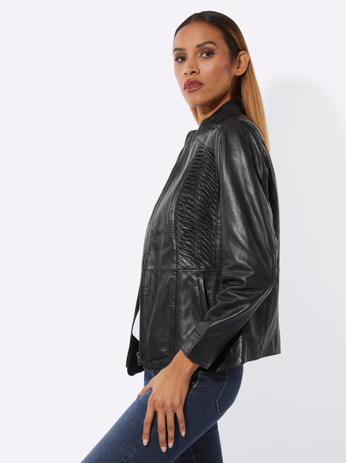 Mainpol Lederblazer »Lammnappa-Lederblazer«