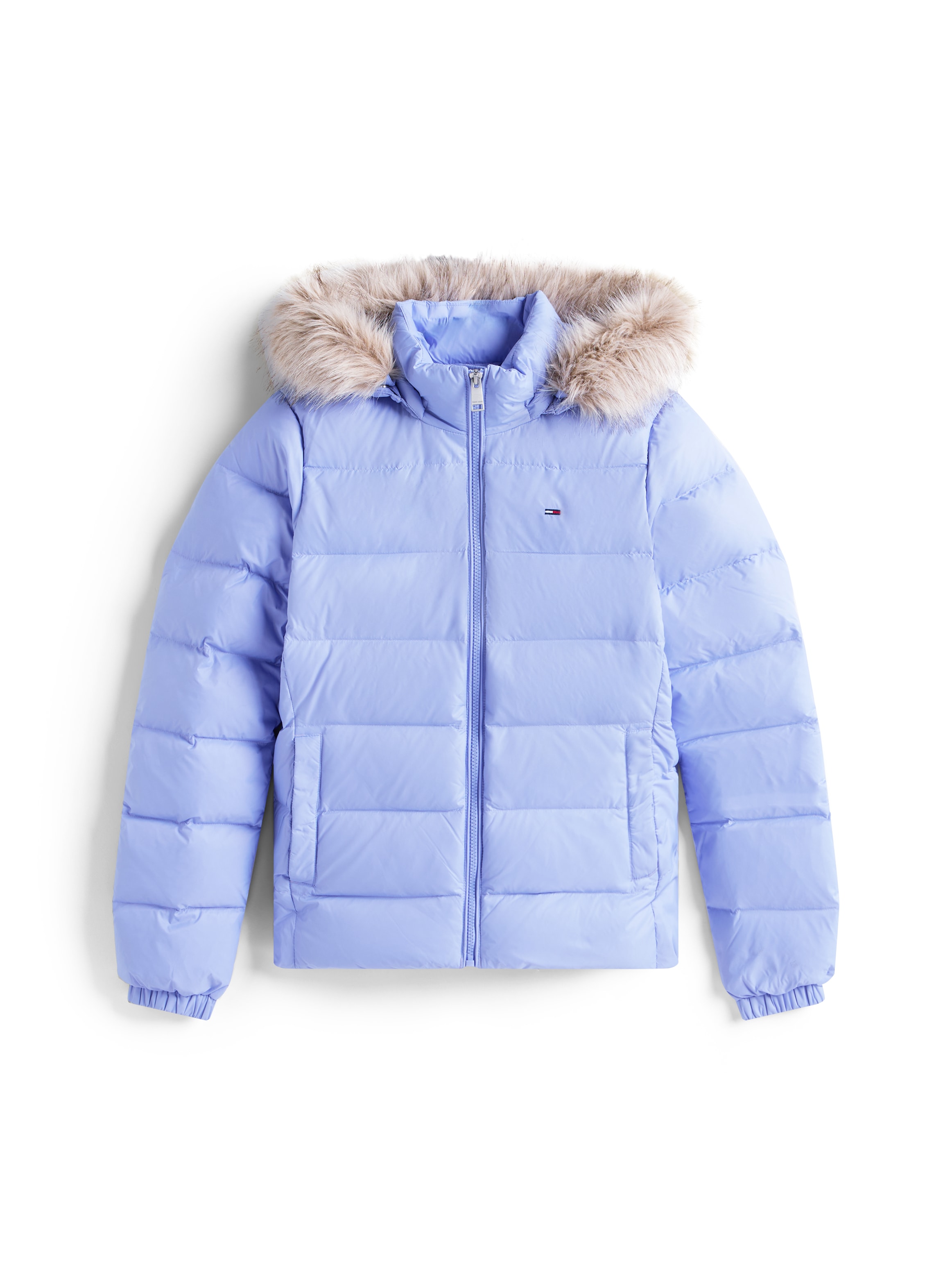 Tommy Jeans Steppjacke »TJW BASIC HOODED DOWN JACKET EXT«, mit Kapuze, mit Logostickerei