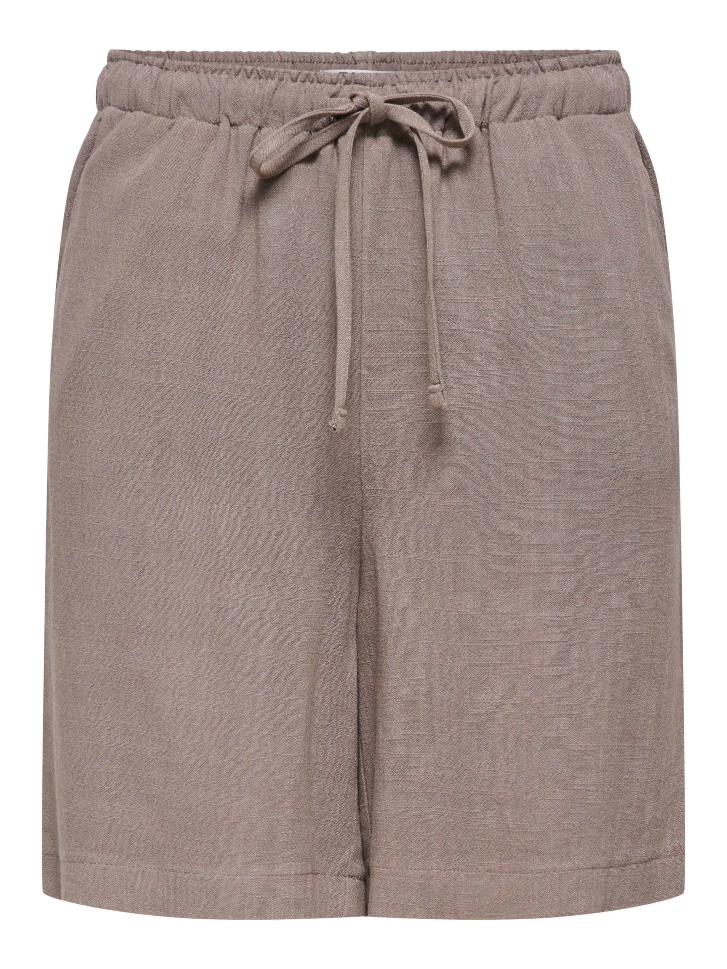 ONLY Shorts »ONLSIESTA MW PULL-UP LIN BL SHORTS NOOS«  loose fit, Jersey, Viskosemischung, elastischer Bund, unifarben
