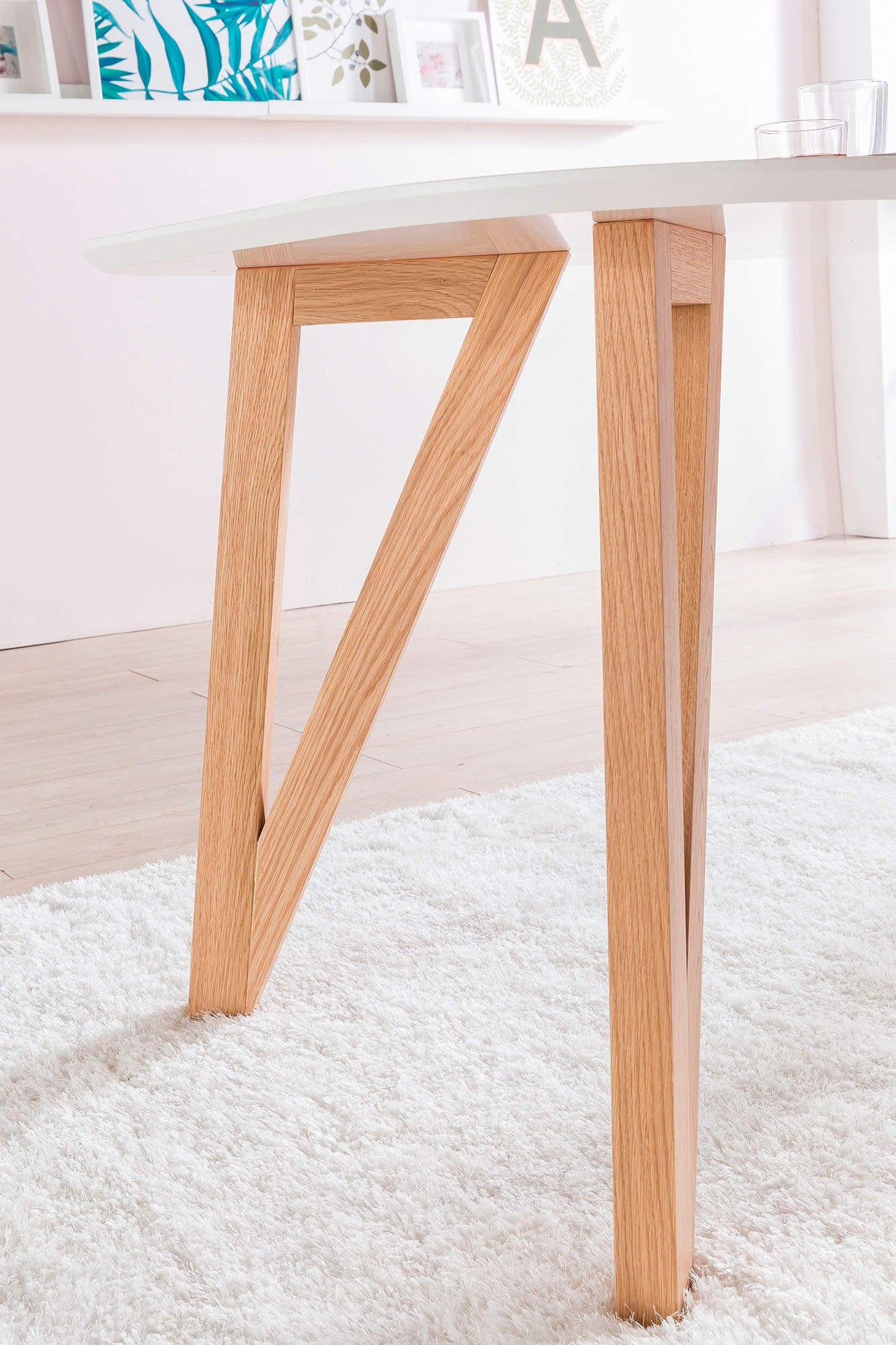 SalesFever Essgruppe, (Set, 5 tlg.), bestehend aus 4 modernen Polsterstühlen und einem 160 cm breiten Tisch