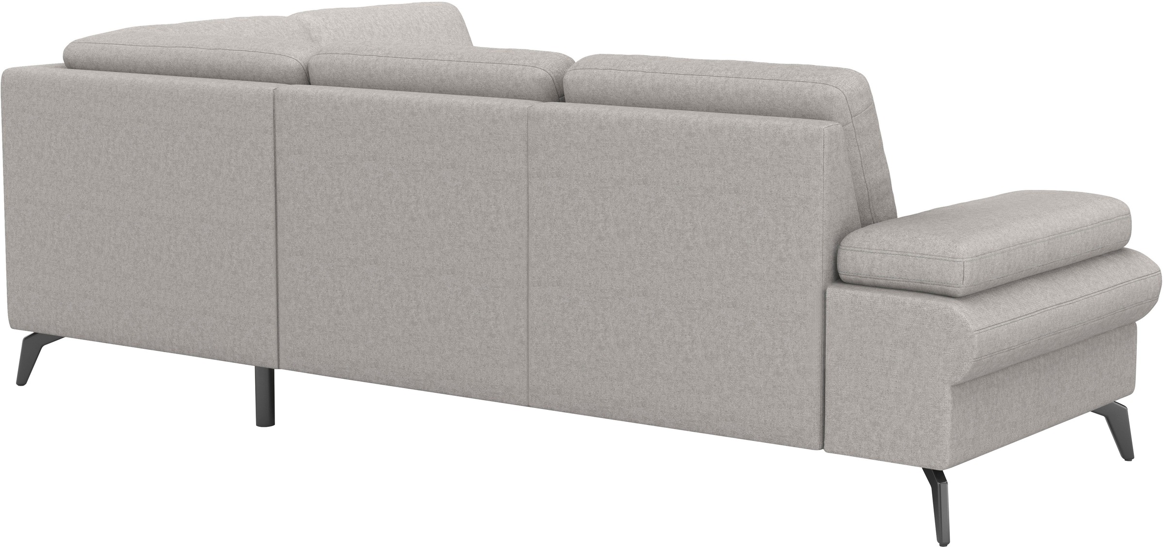 sit&more Ecksofa »Morris Jubi L-Form, B: 238 cm«, mit Armteilfunktion & 1 Zierkissen, optional Bettfunktion
