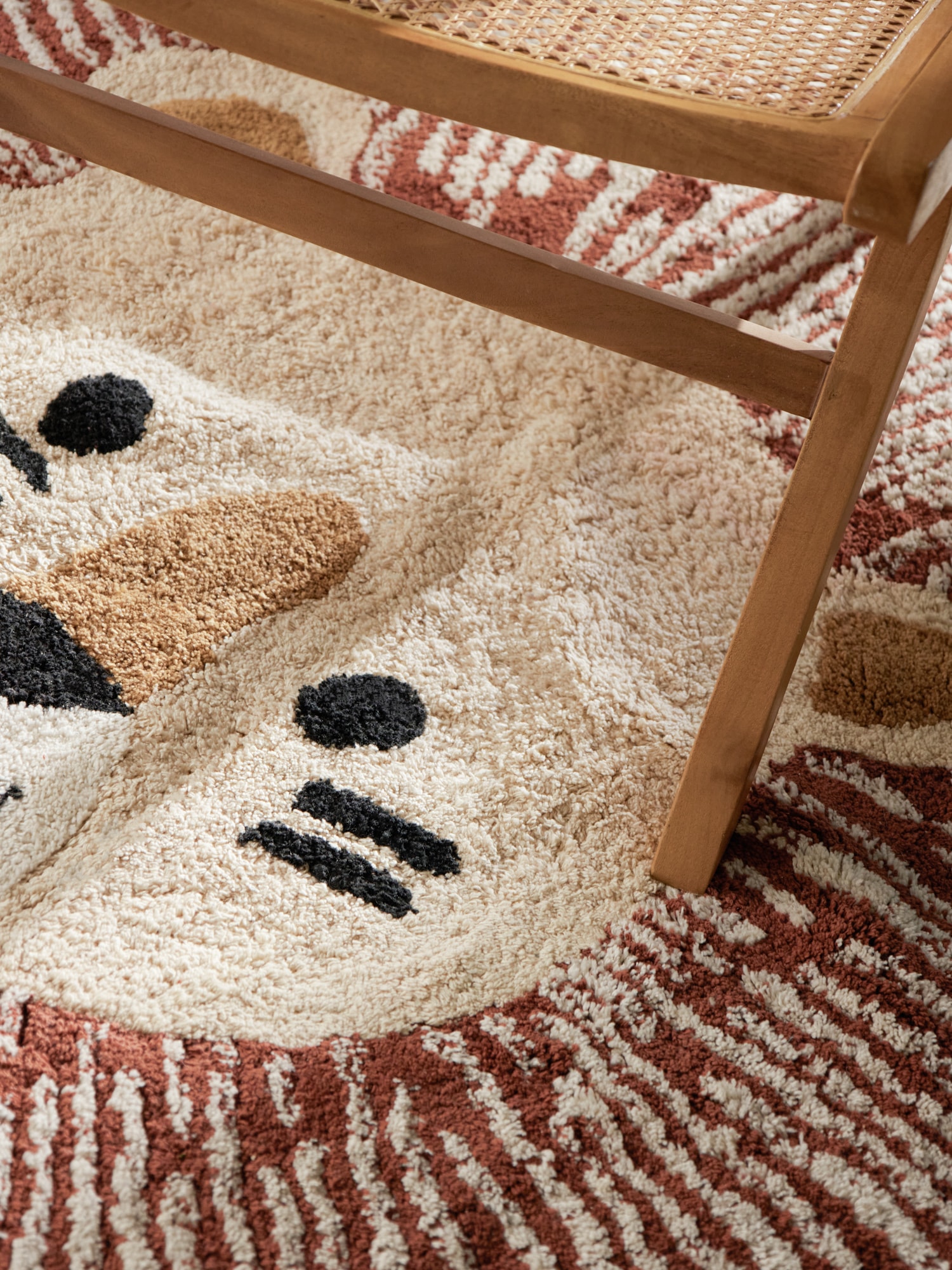 HANSE Home Kinderteppich »Leander« rechteckig 10 mm Höhe Waschbar, Handgemacht, Baumwolle, Rutschfest Spielteppich Kinderzimmer