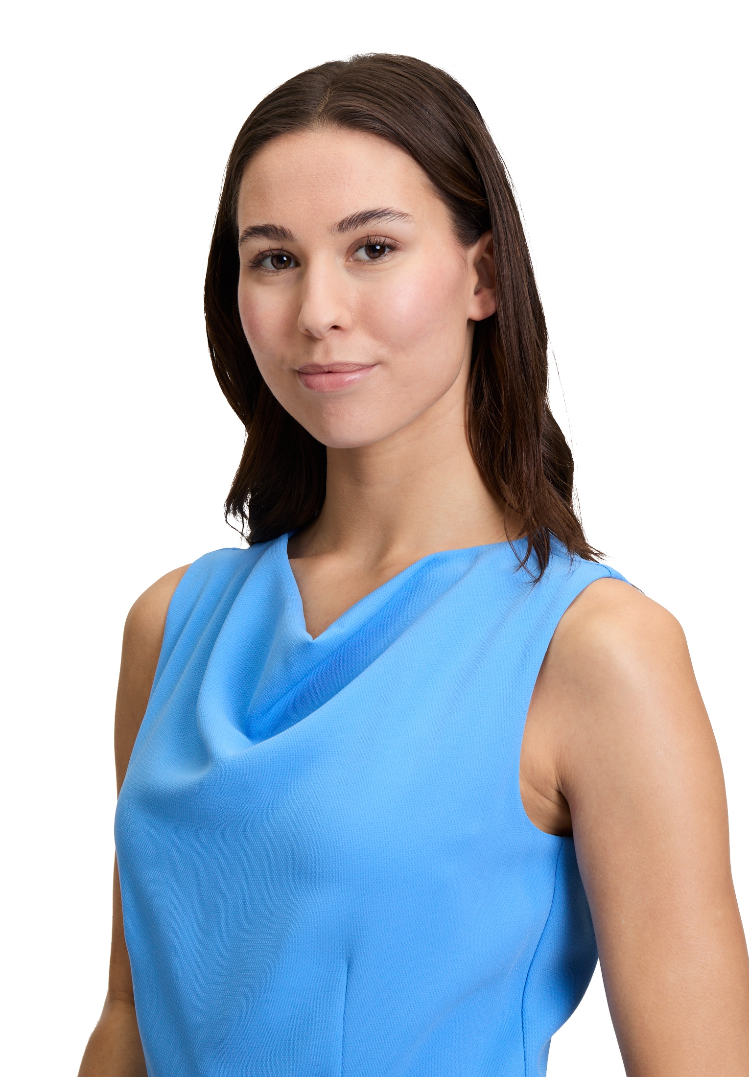Betty&Co Jumpsuit »Jumpsuit mit Wasserfallausschnitt«