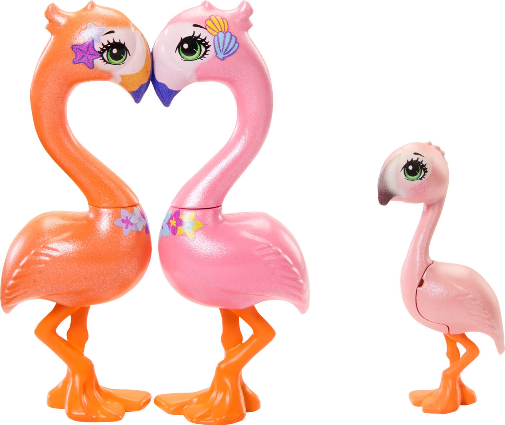 Enchantimals Minipuppe »Sunshine Beach, Florinda Flamingo Familie«