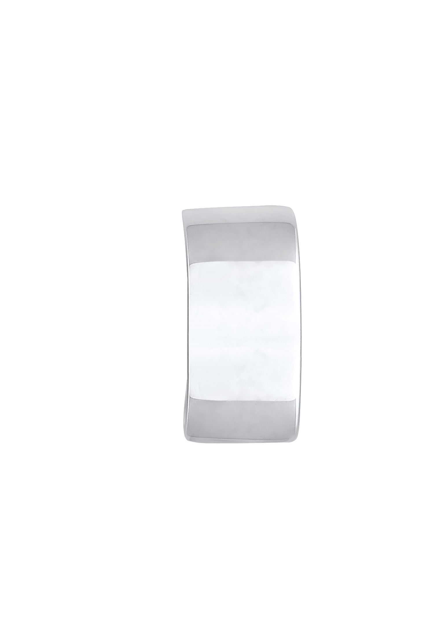Kuzzoi Paar Ohrklemmen »Ohrringe Herren Single Earcuff Basic Glanz 925 Silber«