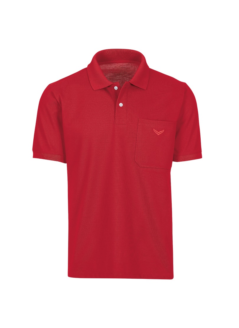 Trigema Poloshirt »TRIGEMA Polohemd mit Brusttasche«, (1 tlg.)