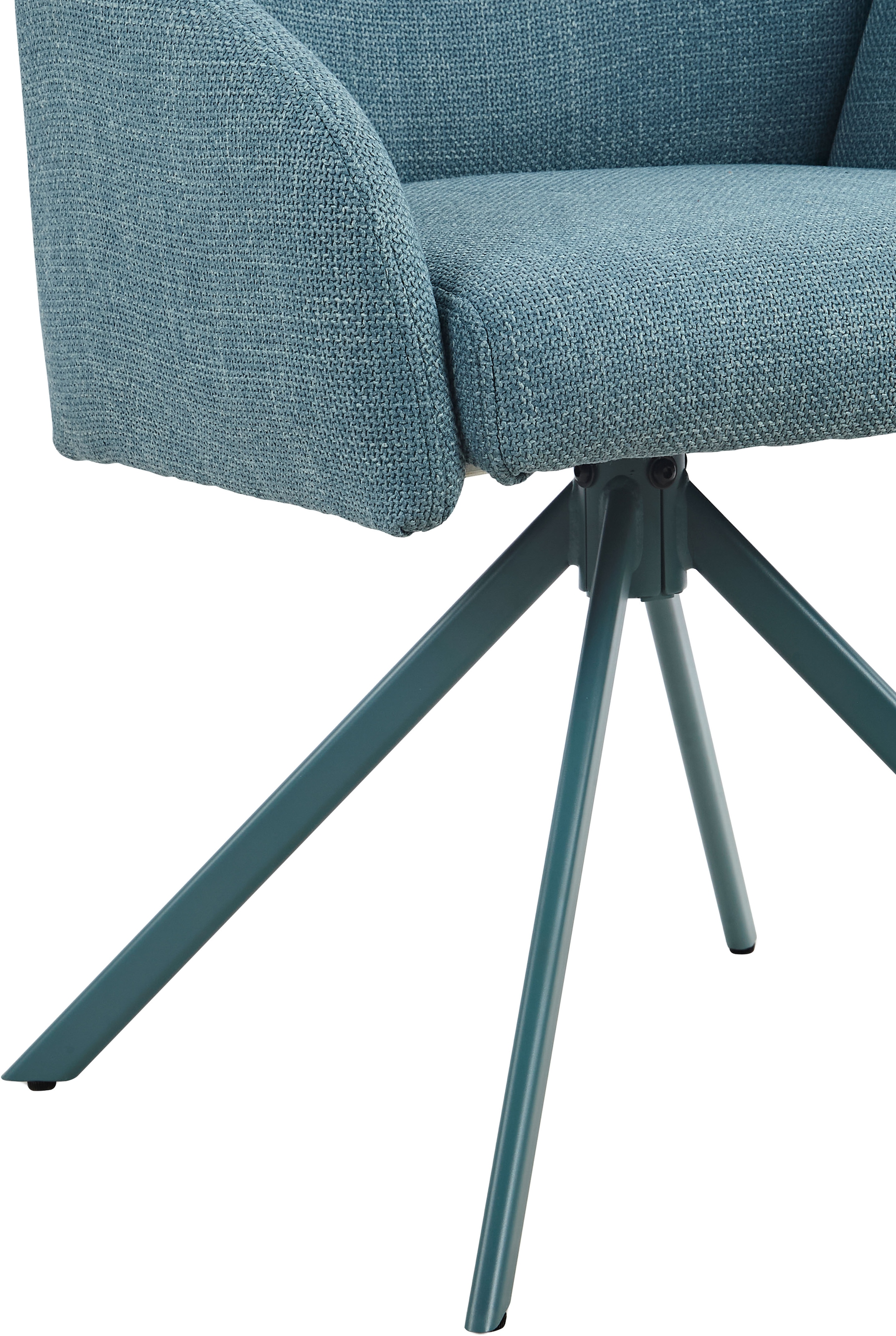 HELA Armlehnstuhl »HOLLY« (Set) 2 Stk.360° drehbar, Armlehnen, Gestell angepasst, Swing Back Komfortrücken