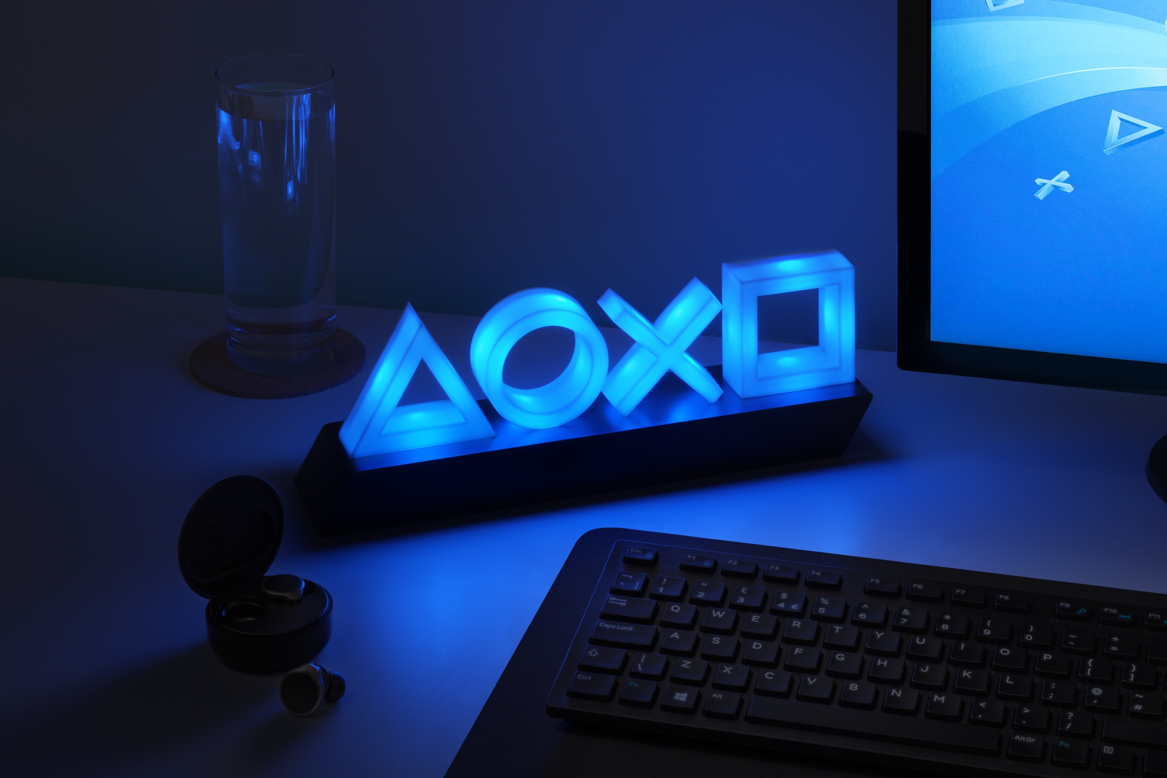 Paladone LED Dekolicht »Playstation 5 Icons Leuchte (weiss/blau)«