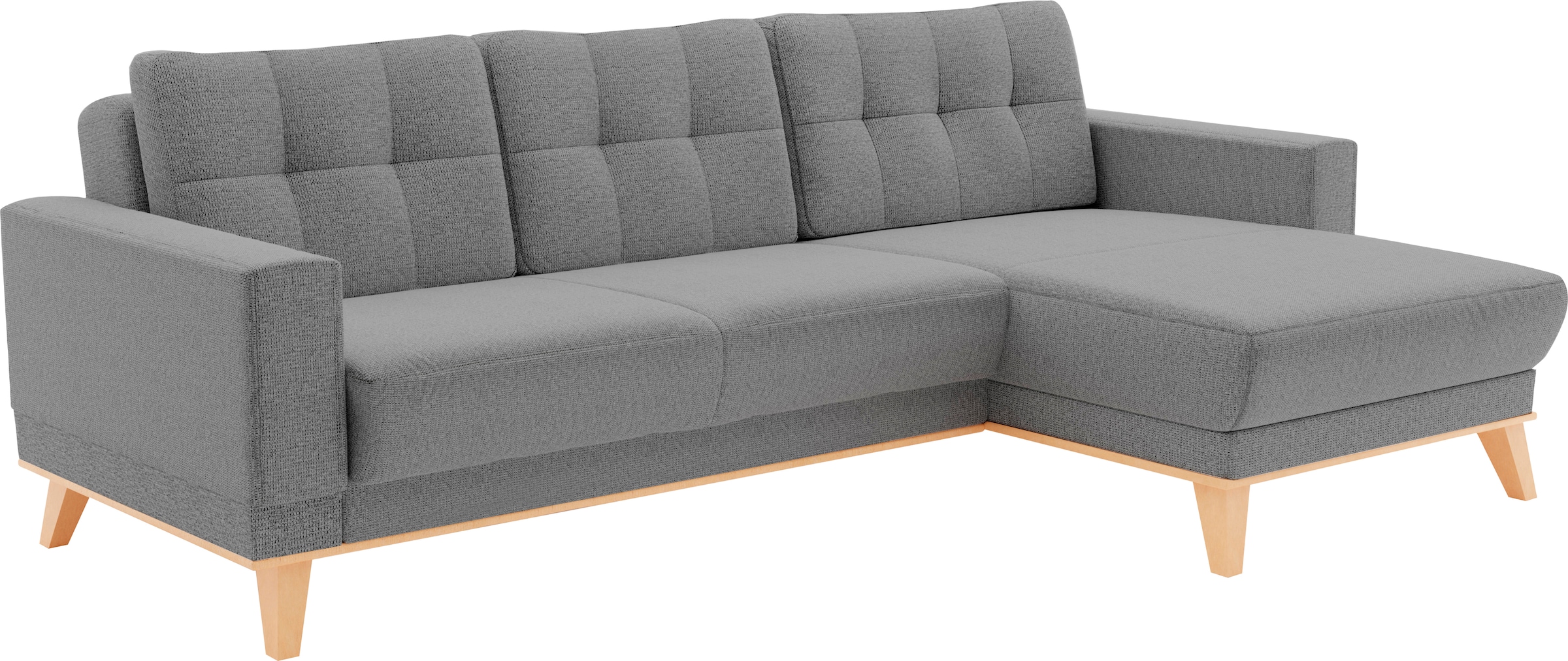 sit&more Ecksofa »Lavida L-Form«, wahlweise mit Kippfunktion und Bettkasten