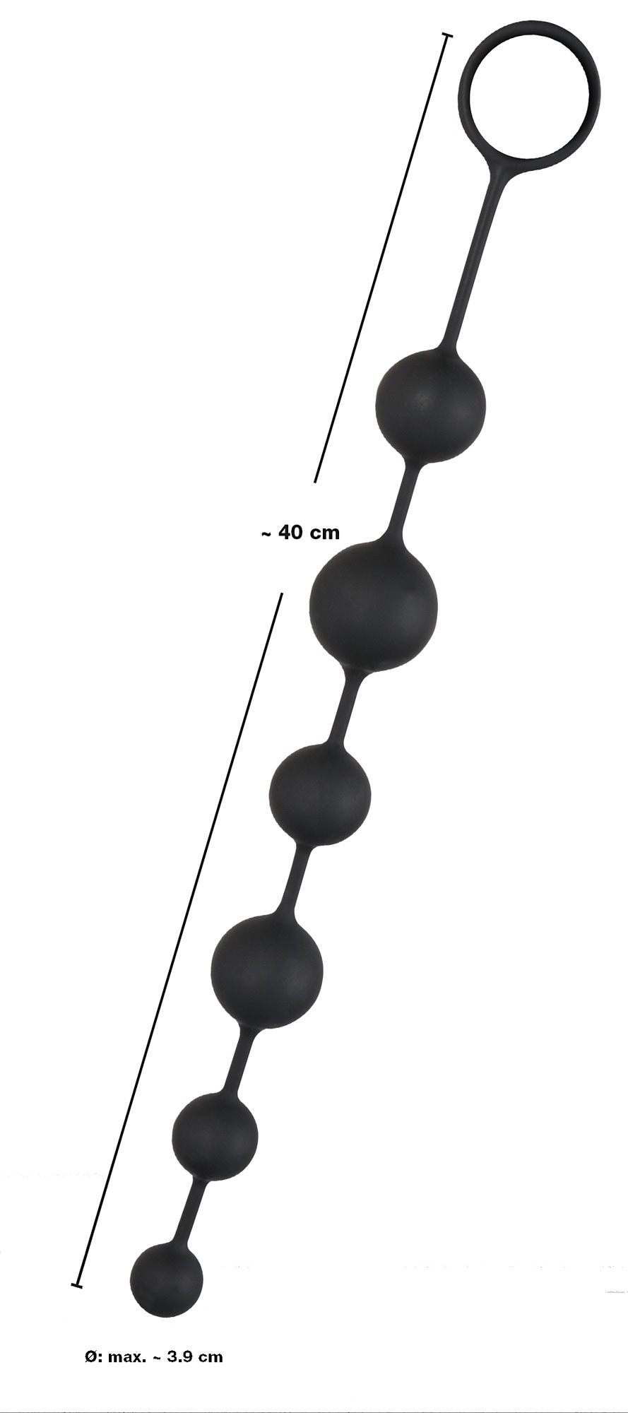 BLACK VELVETS Anal-Stimulator »Kugelstrang Anal beads«