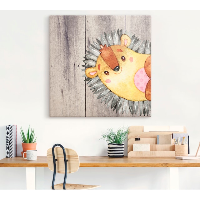 Artland Wandbild »Waldland Freunde - Igel«, Tiere, (1 St.), als Alubild,  Leinwandbild, Wandaufkleber oder Poster in versch. Größen im OTTO Online  Shop