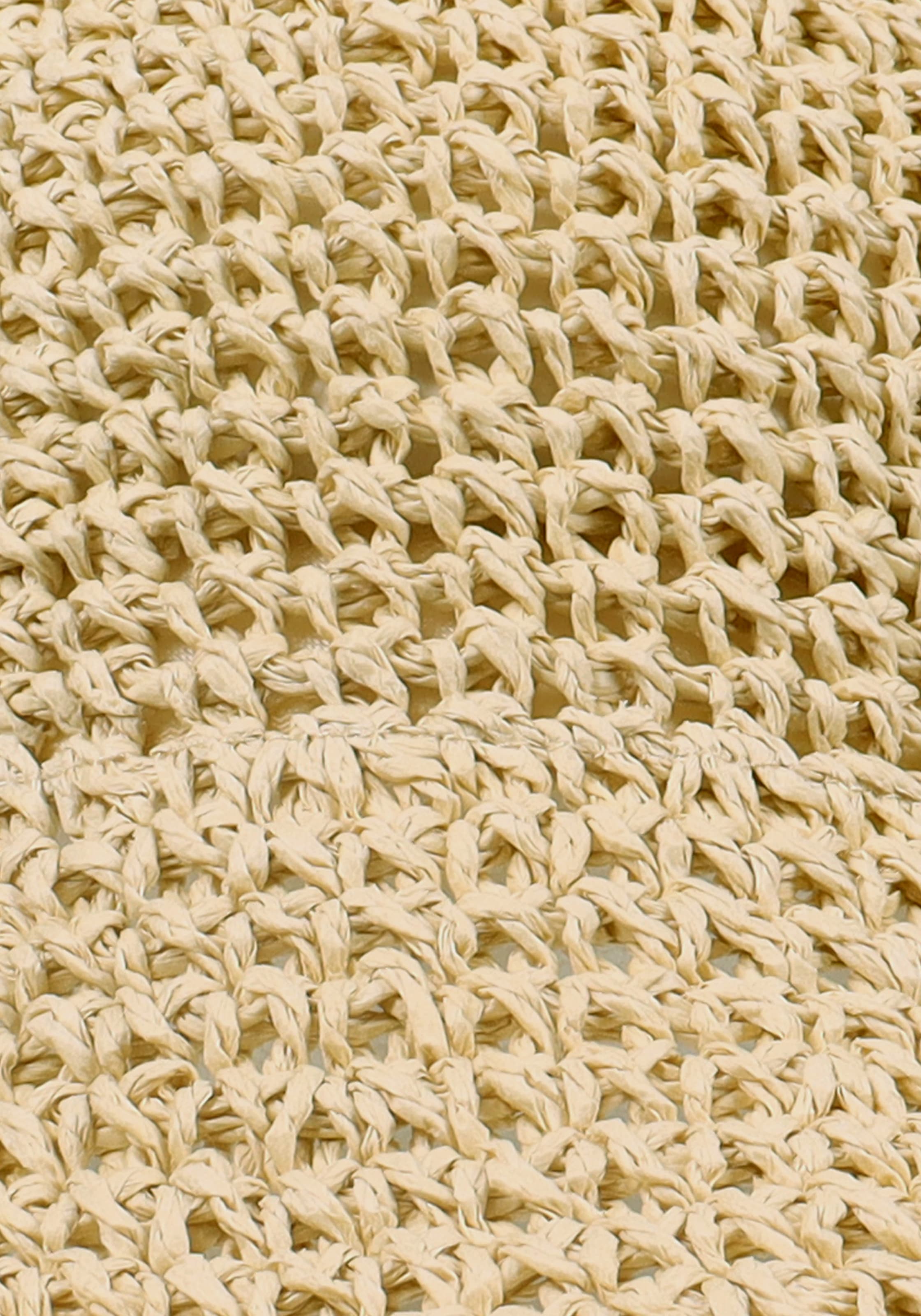 Capelli New York Strohhut mit handgefertigter Struktur