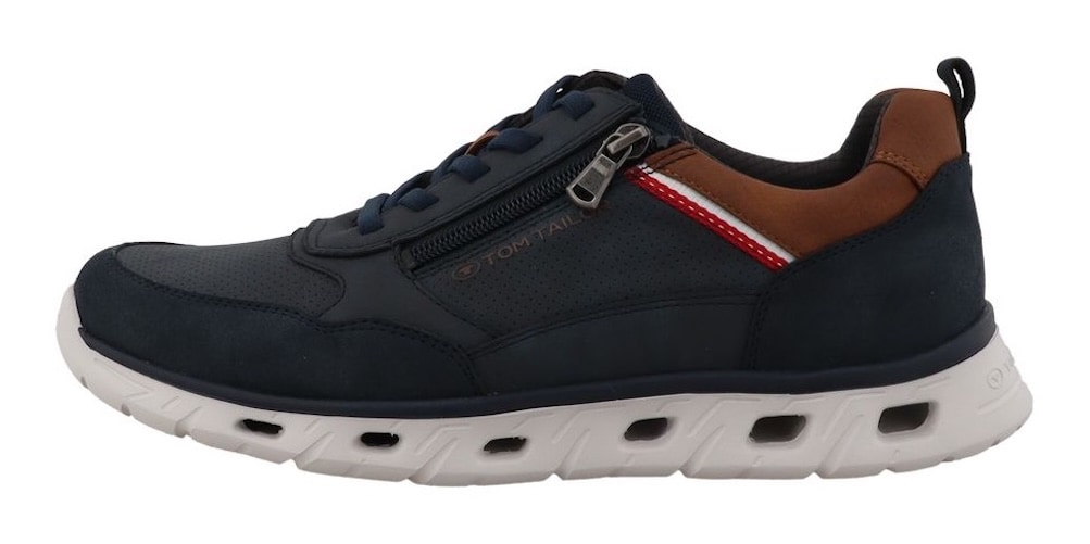 TOM TAILOR Sneaker »Valter«  Freizeitschuh, Halbschuh, Schnürschuh mit Kontrastbesätzen