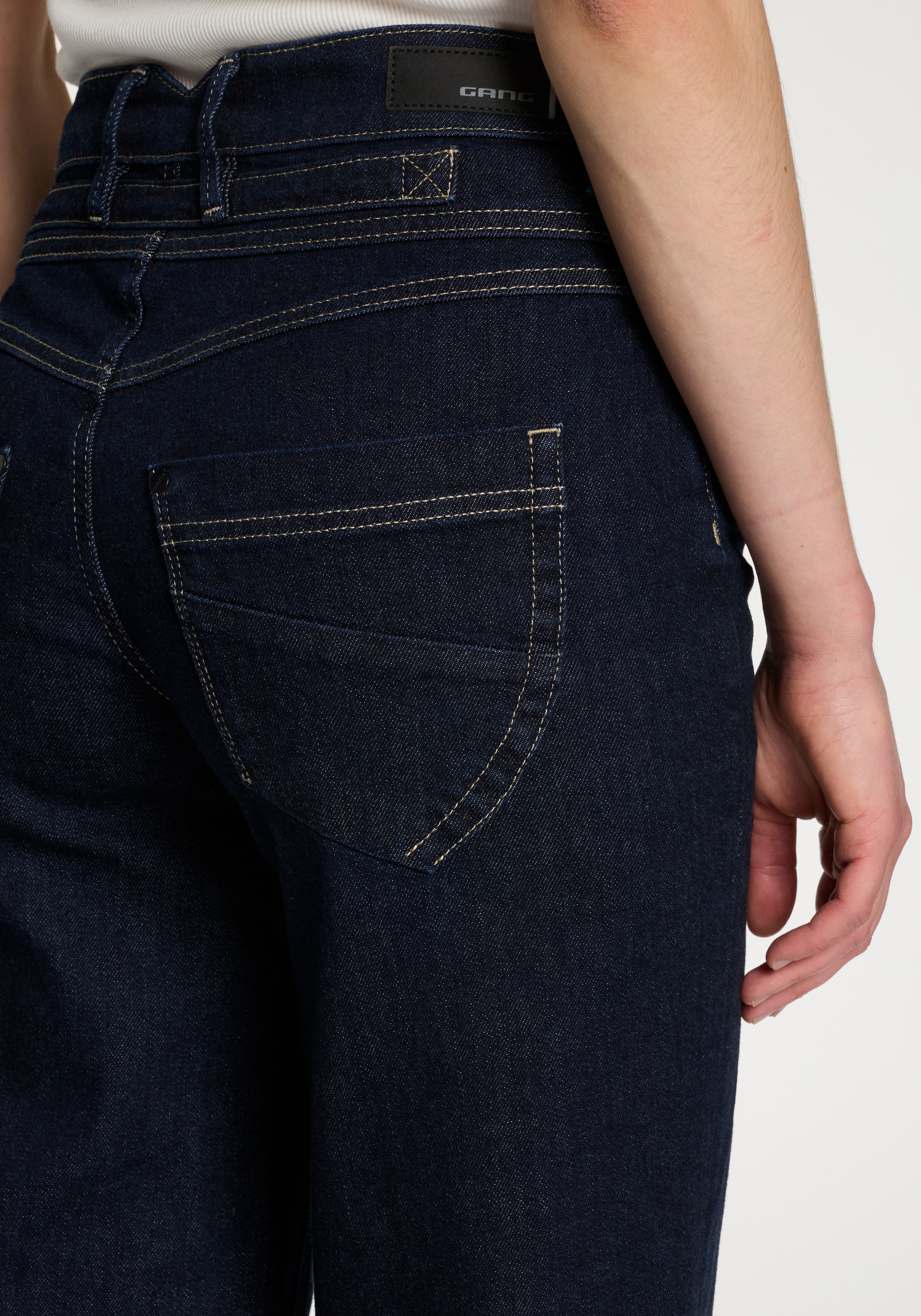 GANG Weite Jeans »94MEDINA WIDE«, mit Knopfverschluss