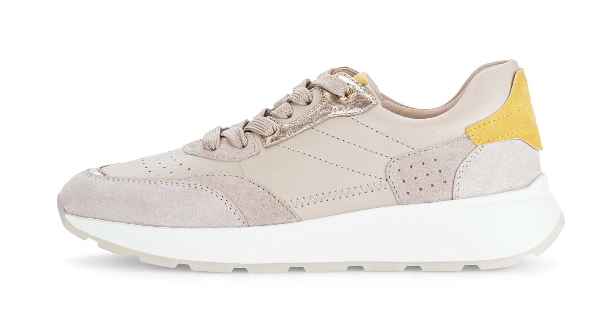 Gabor Keilsneaker  , Freizeitschuh, Halbschuh, Schnürschuh mit Kontrastbesätzen