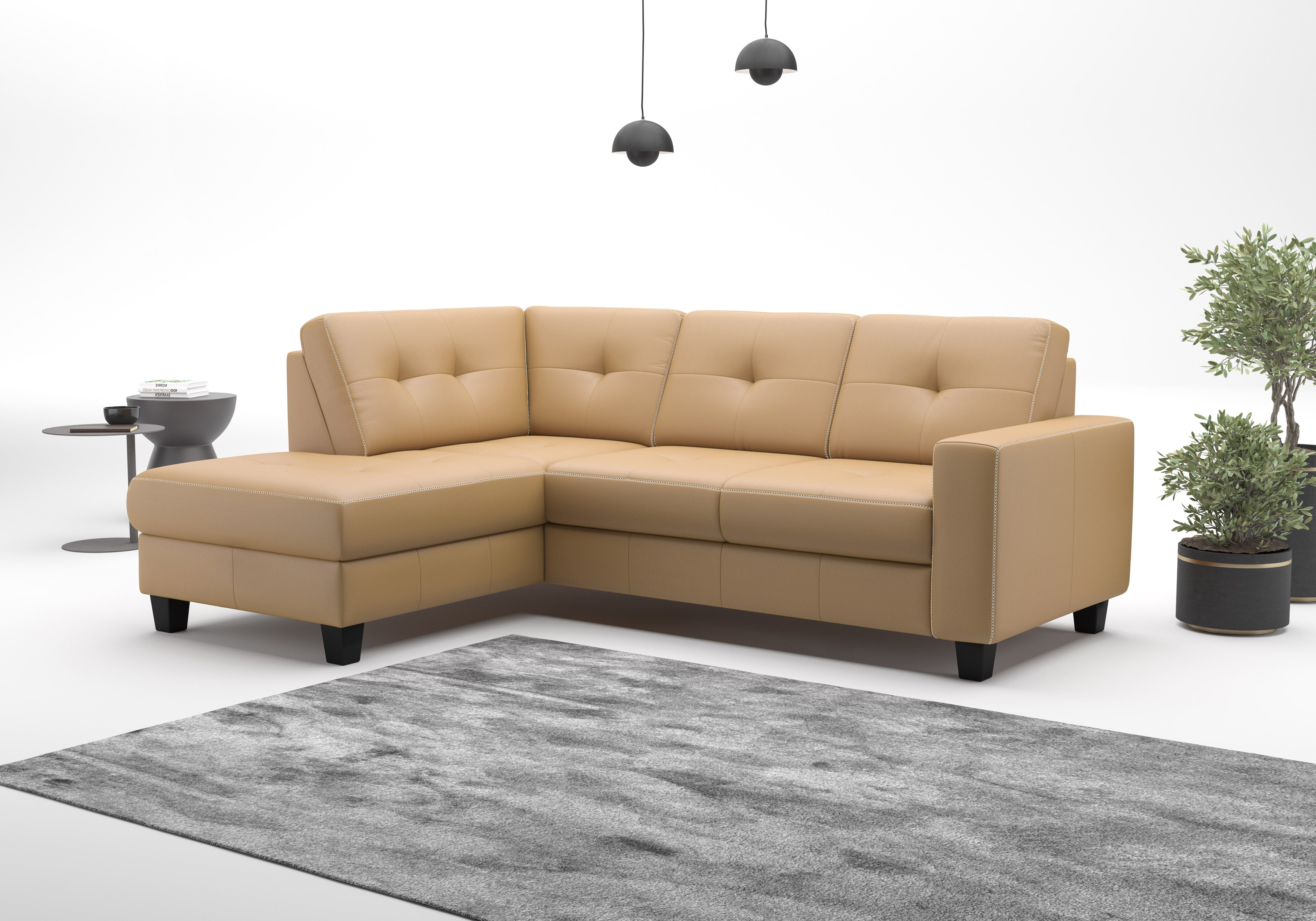 OTTO home Ecksofa "Varese" wahlweise mit Schlaffunktion und Bettkasten