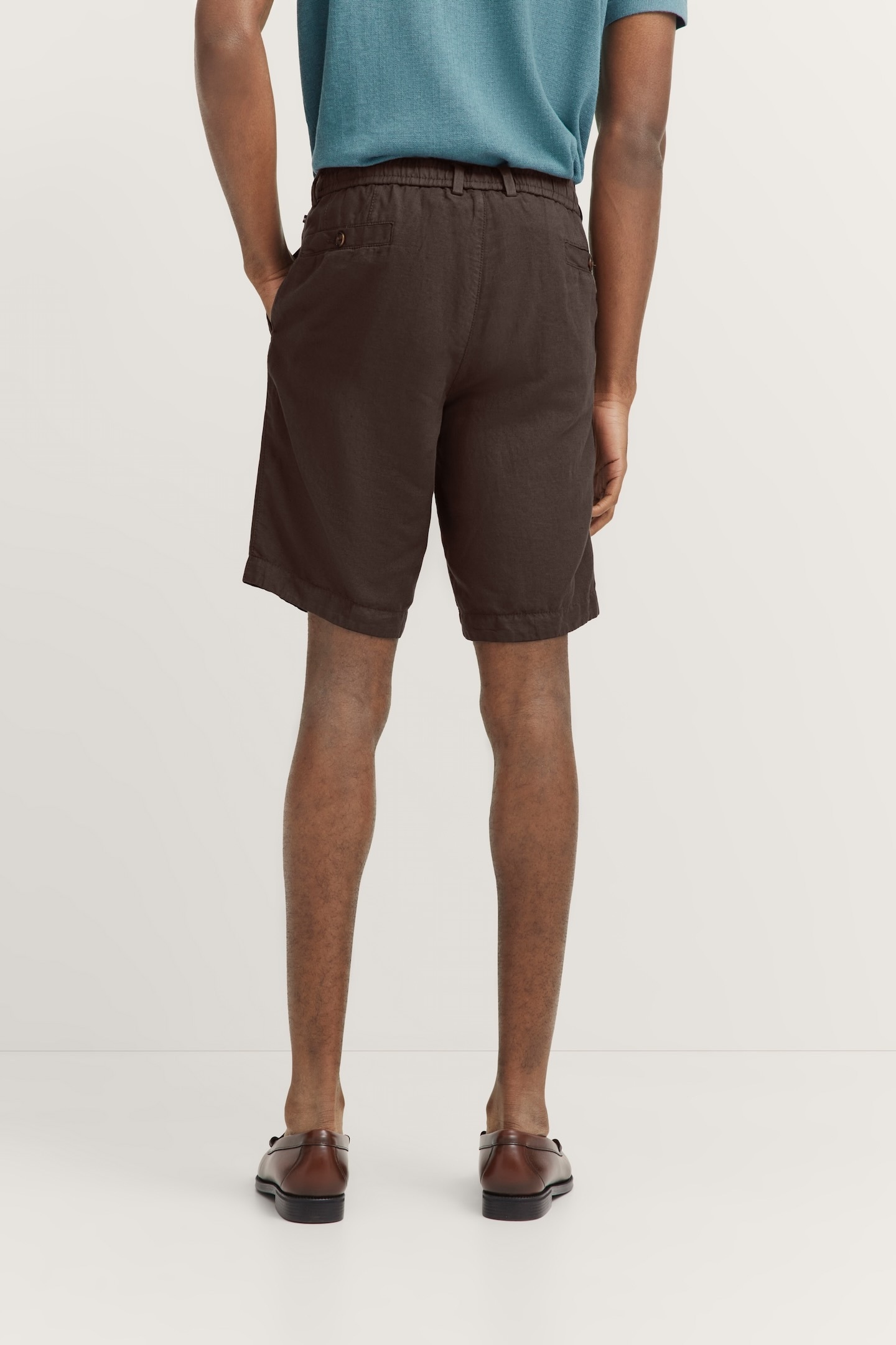 bugatti Bermudas, aus Leinen-Baumwollmix