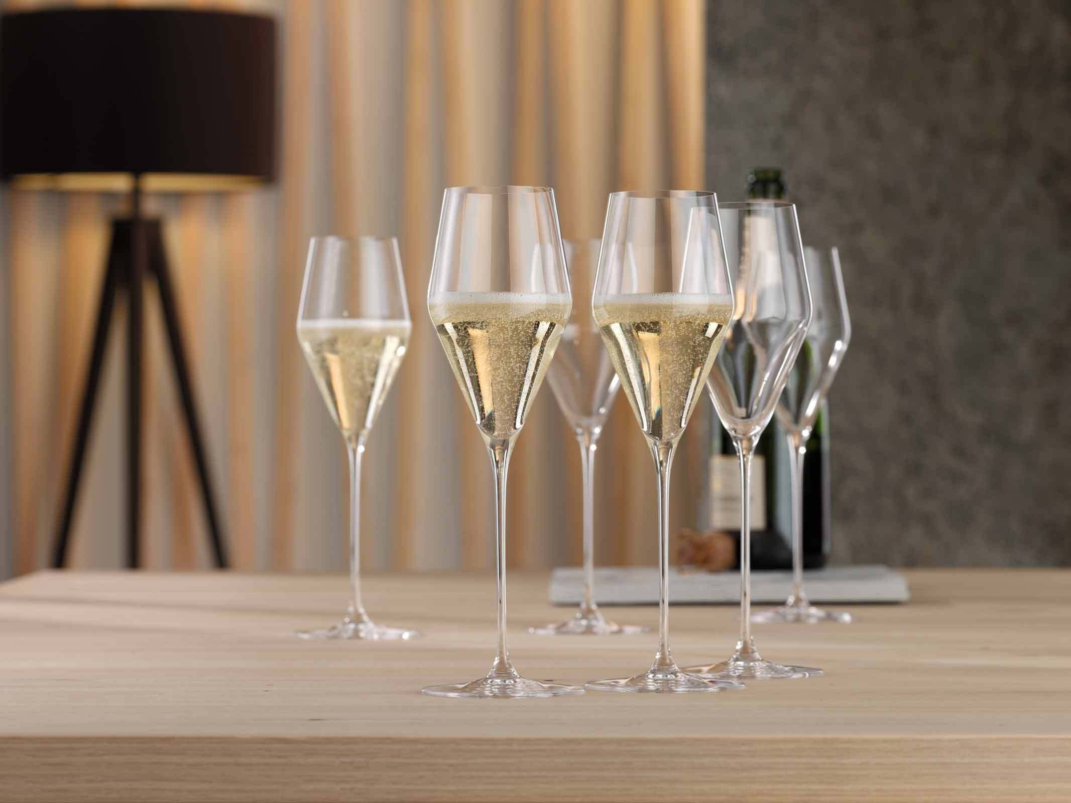 SPIEGELAU Champagnerglas »Champagnergläser Definition 250 ml 2er Set transparent«