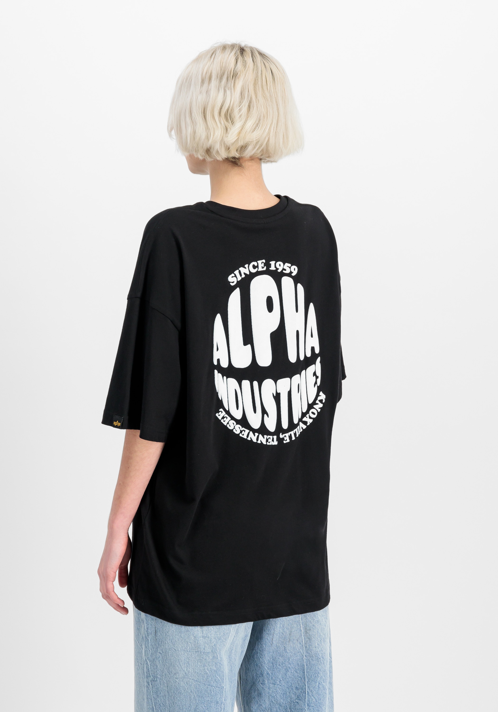 Alpha Industries T-Shirt »Alpha Industries Women - T-Shirts Logo T Back Print Women«