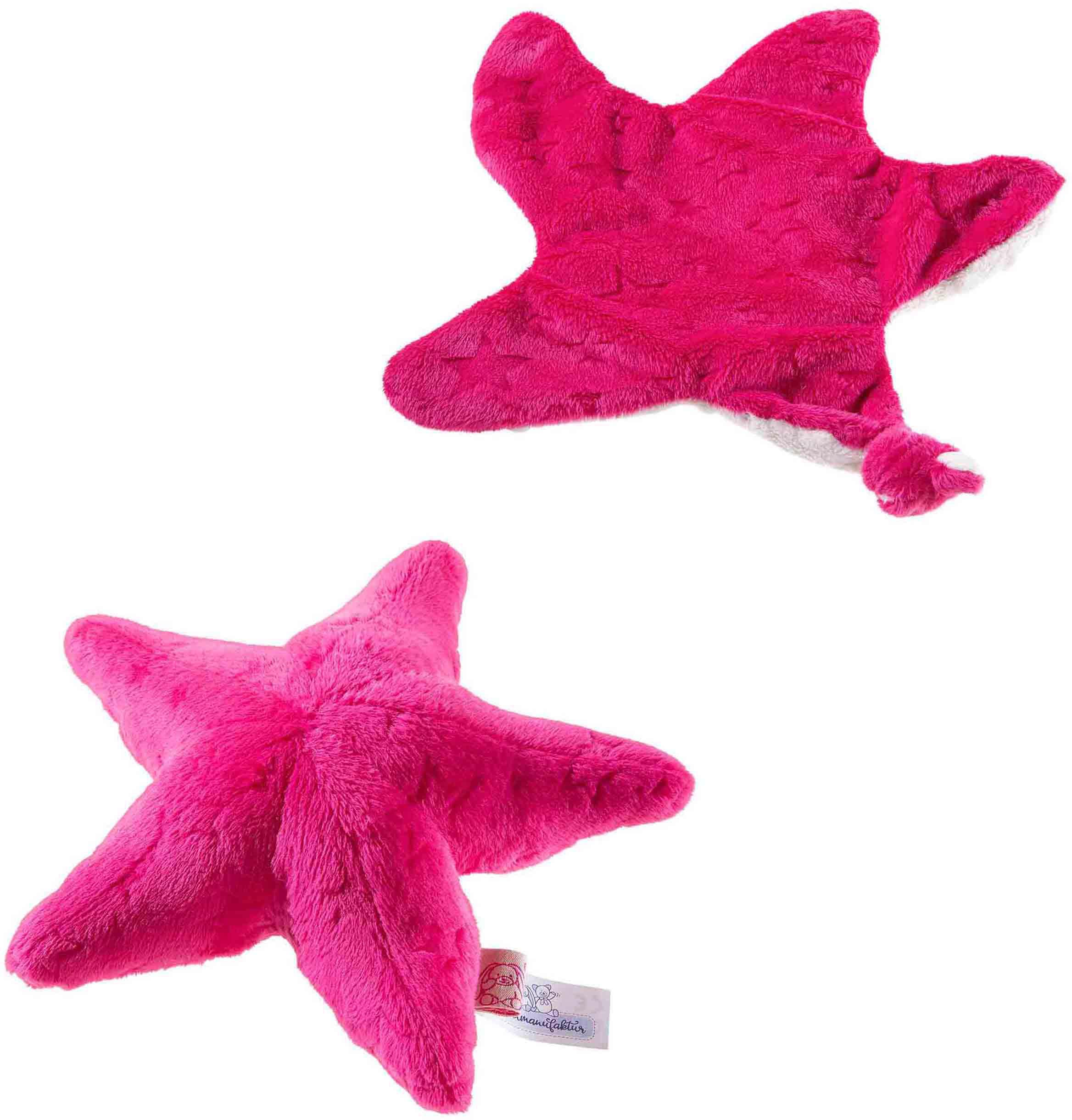 Schmusetuch »Stellina, Knautschstern + Schmusetuch, hotpink/rosa«, (Set, 2 tlg.), Made...