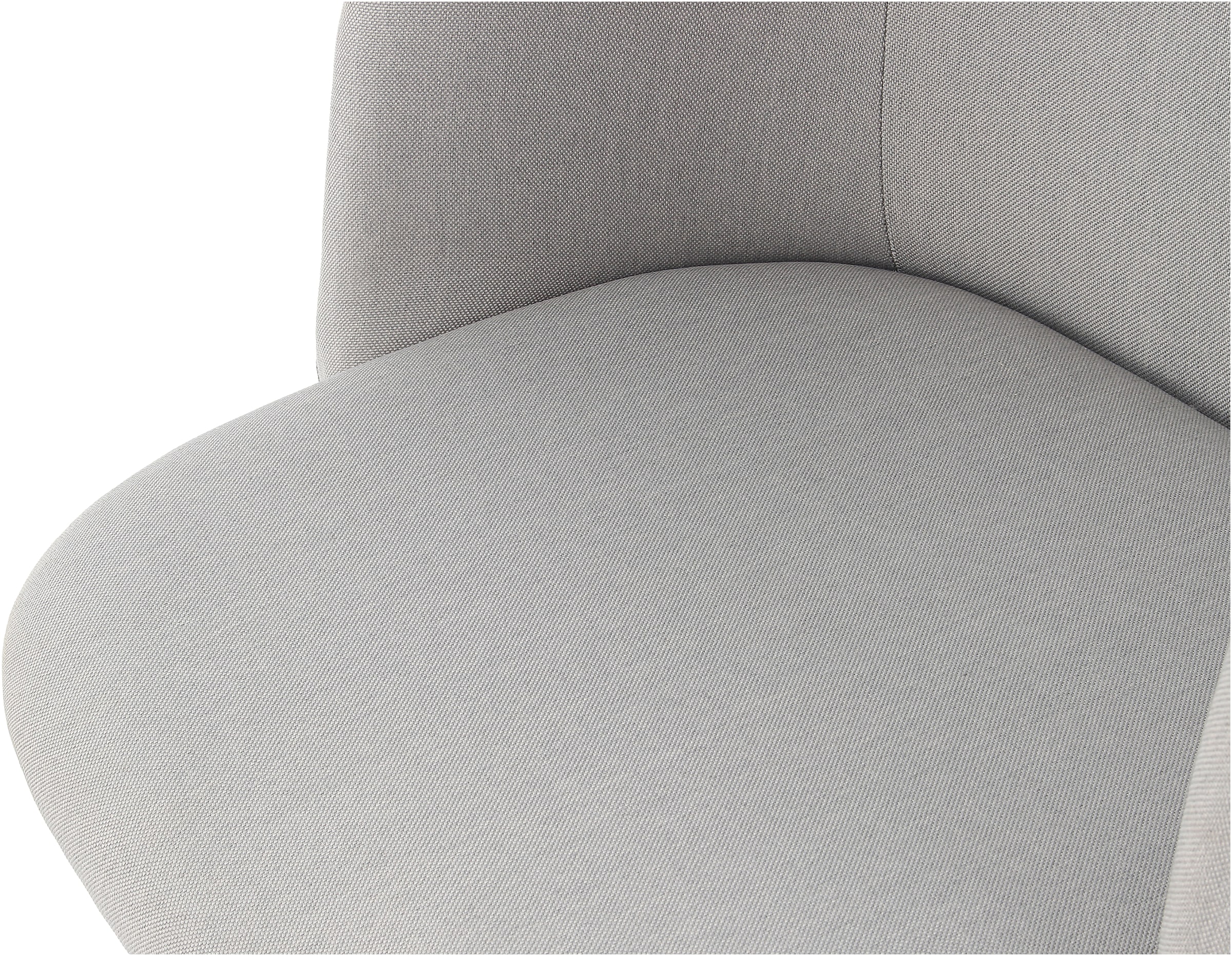 Kayoom »Stuhl Celina 110 2er-Set Grau,samtweicher Bezug in moderner Farbgebung« (Set) 2 Stk.samtweicher Bezug, bequem, zeitlos, Hingucker in jedem Wohnbereich