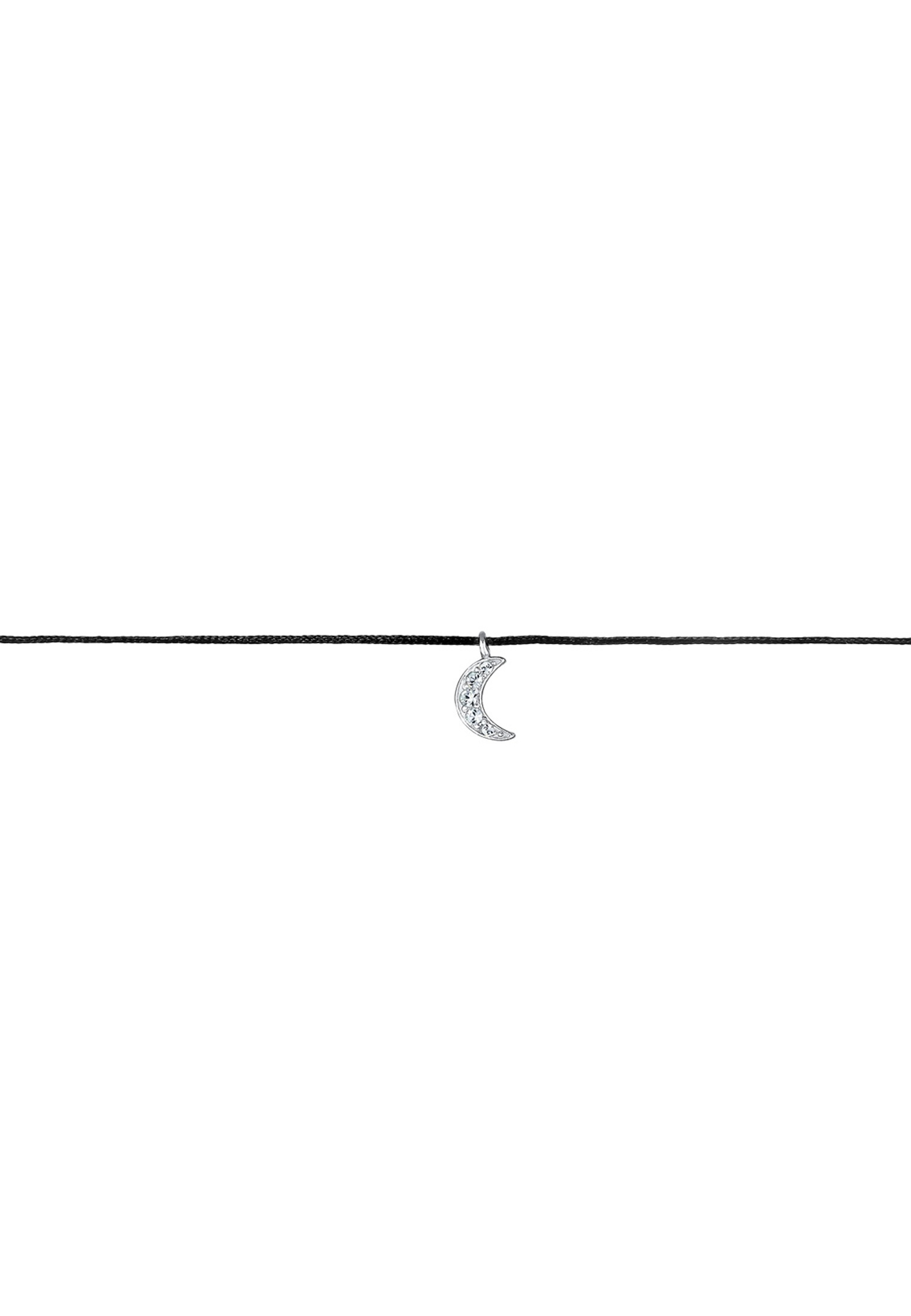 Elli Choker »Halskette Choker Halbmond Kristalle Silber«