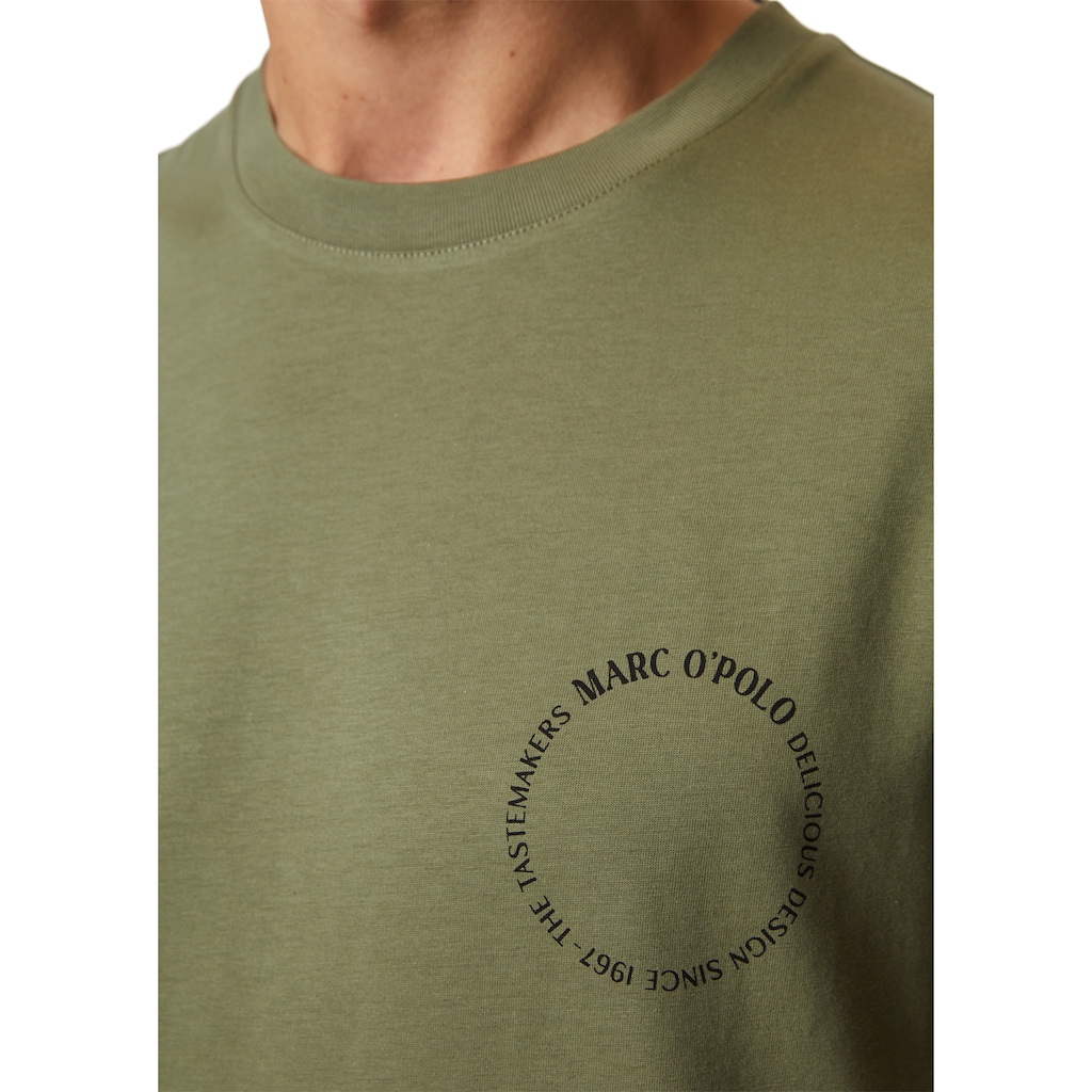 Marc O'Polo T-Shirt, mit dezentem Brustprint