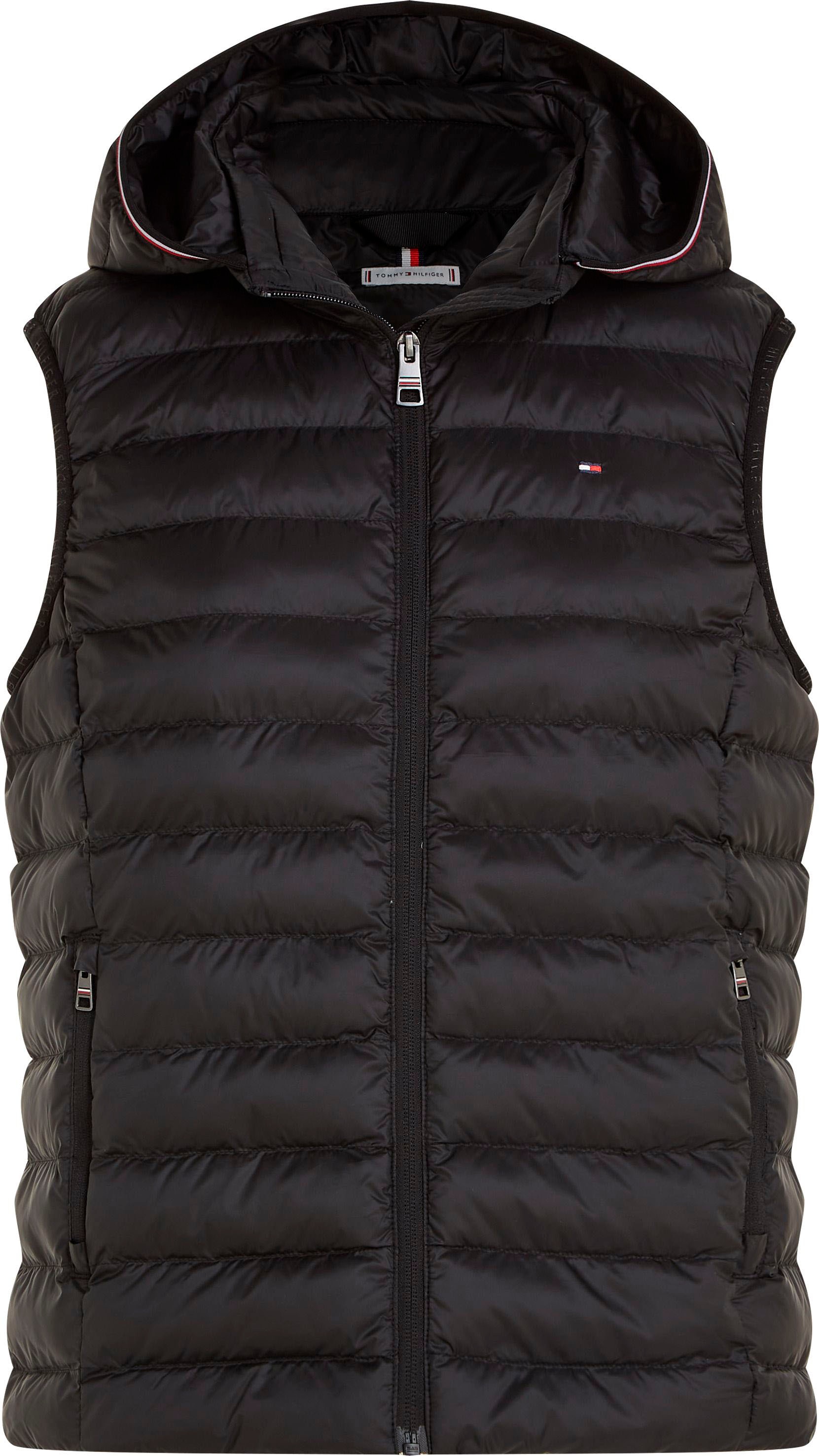 Tommy Hilfiger Steppweste »LW PADDED GLOBAL STRIPE VEST«, (Global Serie TH WOMEN), Reißverschlusstaschen