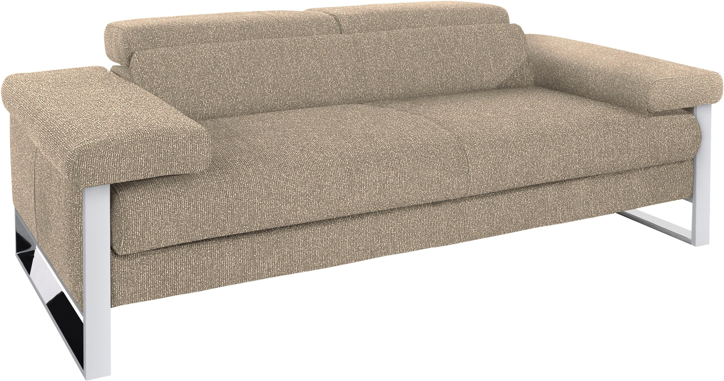W.SCHILLIG 2-Sitzer »finn« German Design Award 2016, Fußgestell Chrom glänzend, Breite 210 cm