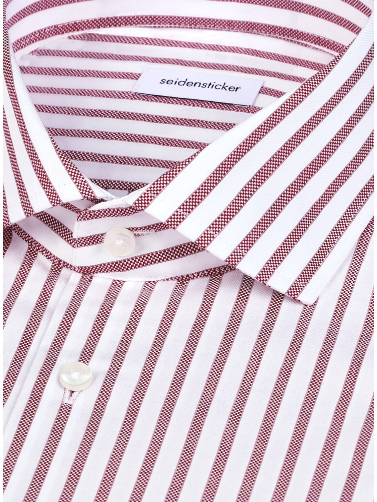 seidensticker Businesshemd »Schwarze Rose« Slim 1/1 Kentkragen Gestreift