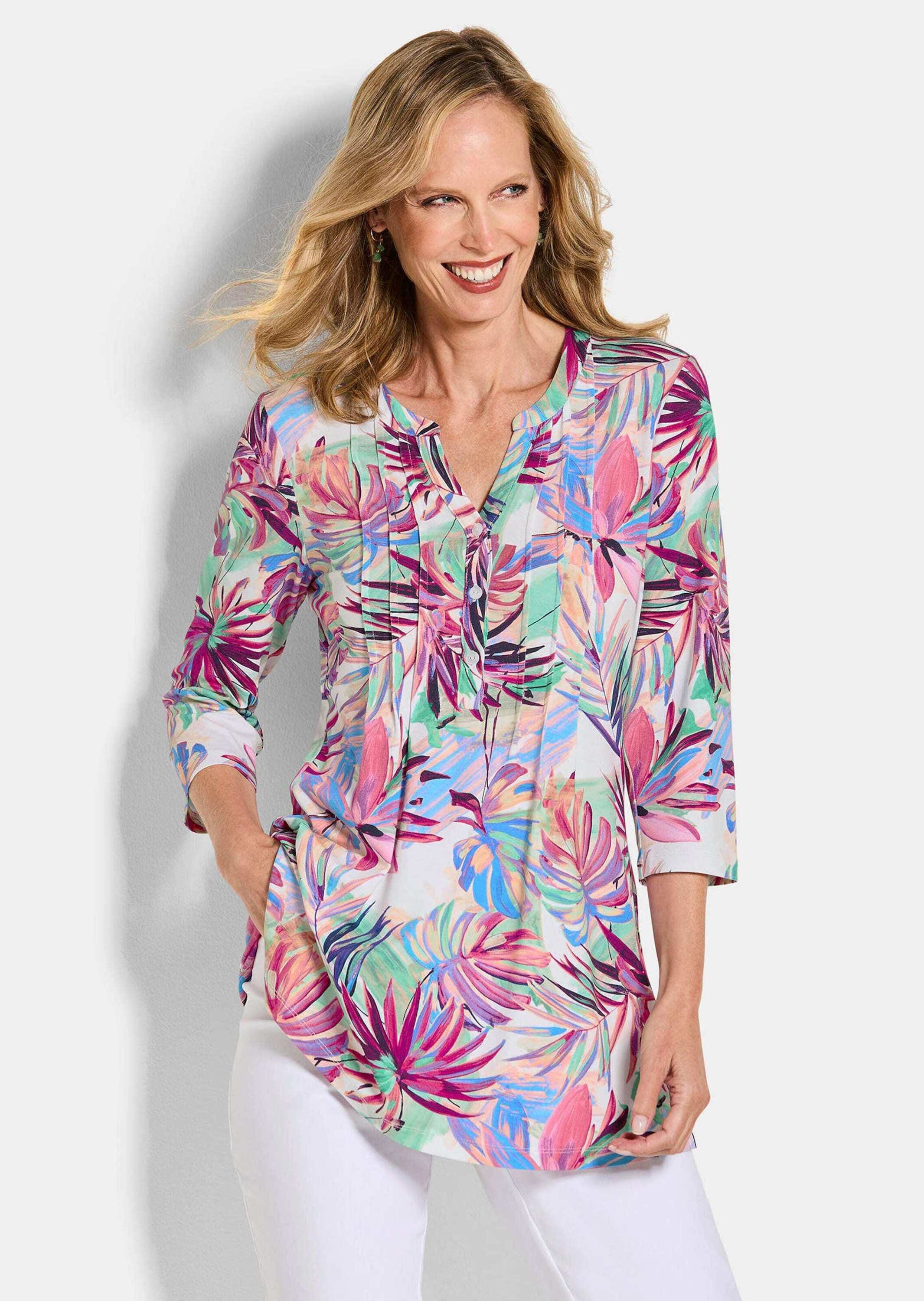 GOLDNER Tunika »Jersey-Tunika mit Biesen«