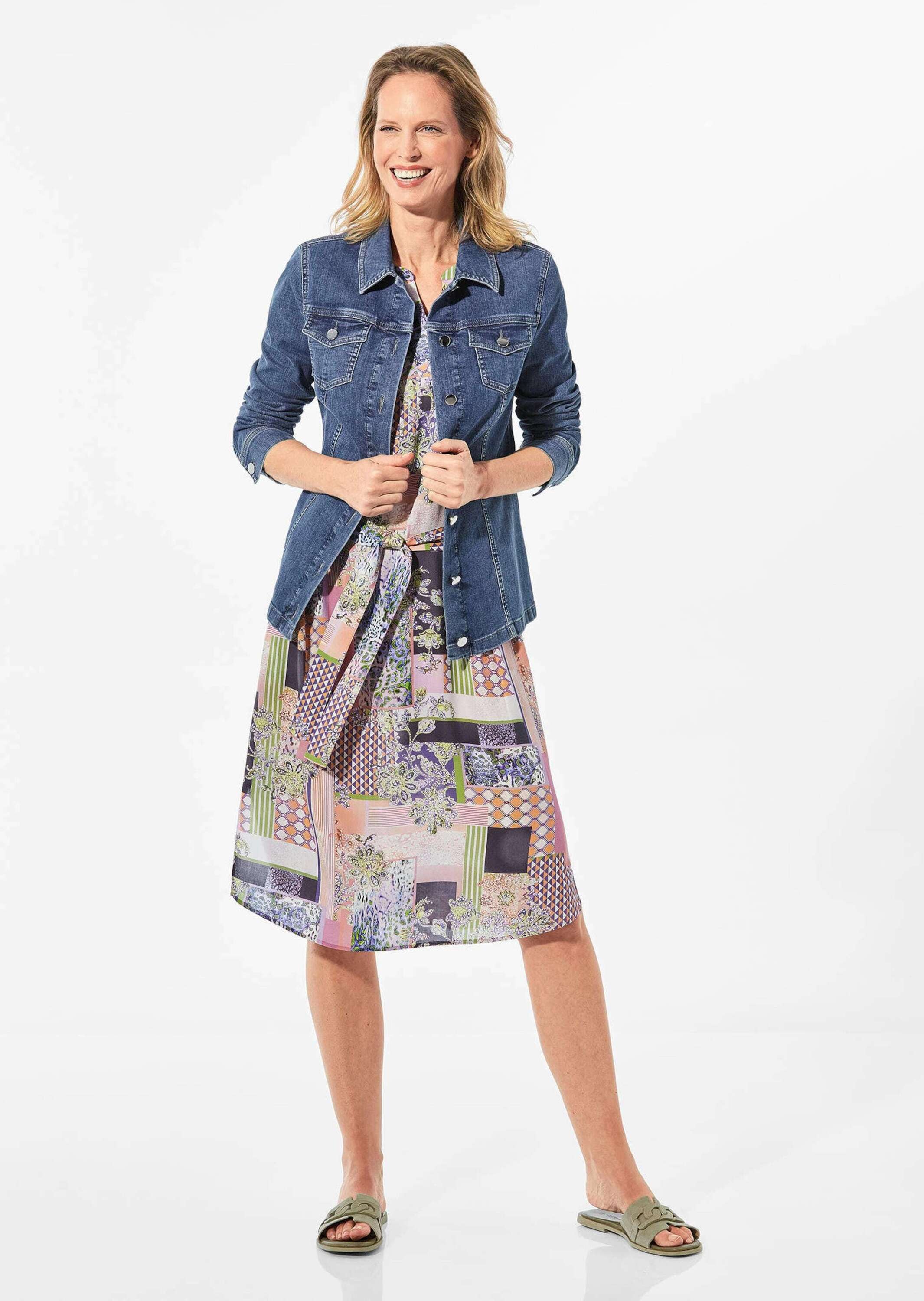 GOLDNER Kurzjacke »Kurzgröße Zeitlose Jeansjacke mit tollen Details« Ohne