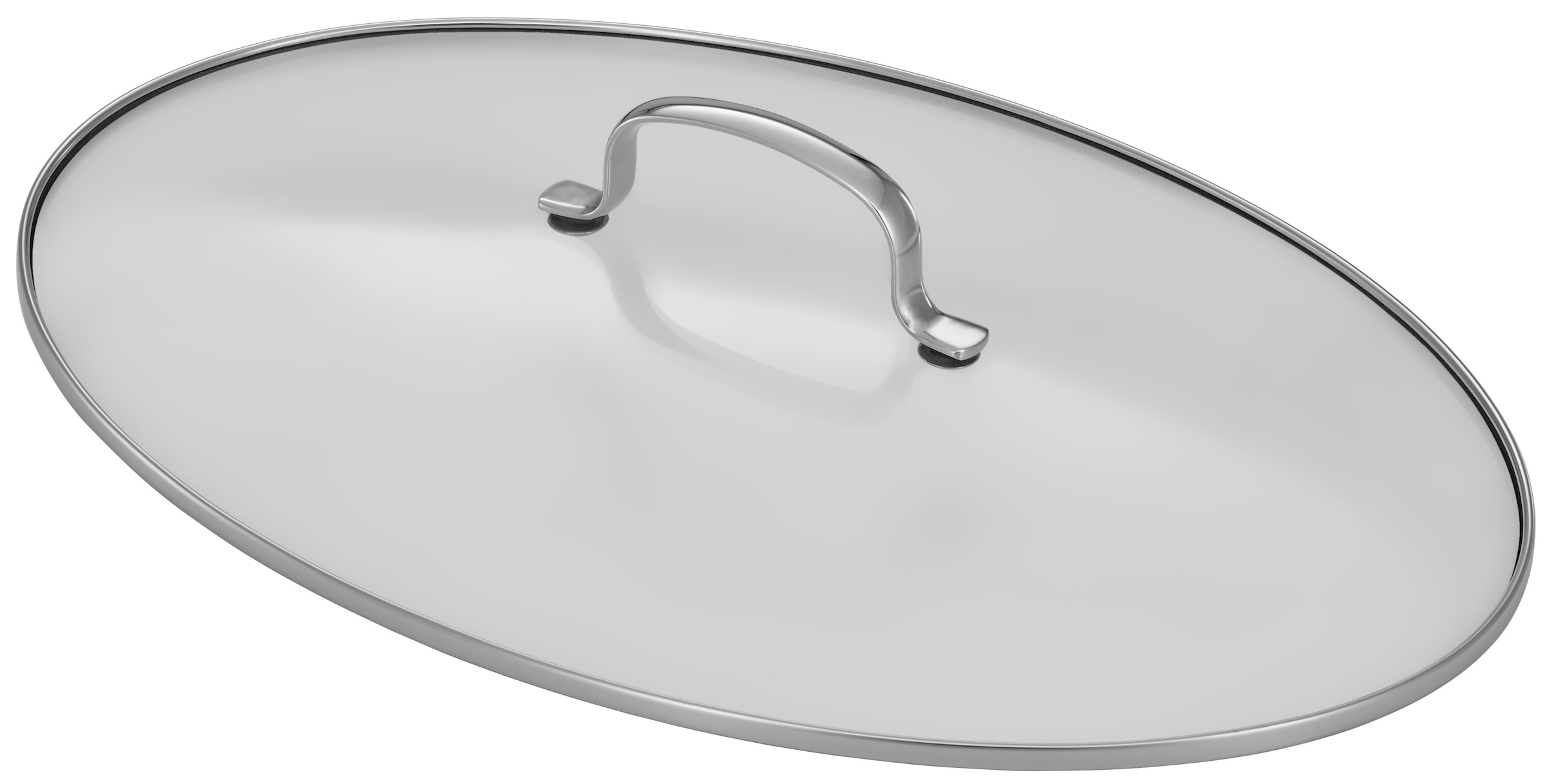 RÖSLE Bräter »ELEGANCE«, Edelstahl 18/10, (1 tlg.), oval, mit Glasdeckel, spülmaschinen-, backofen- und induktionsgeeignet