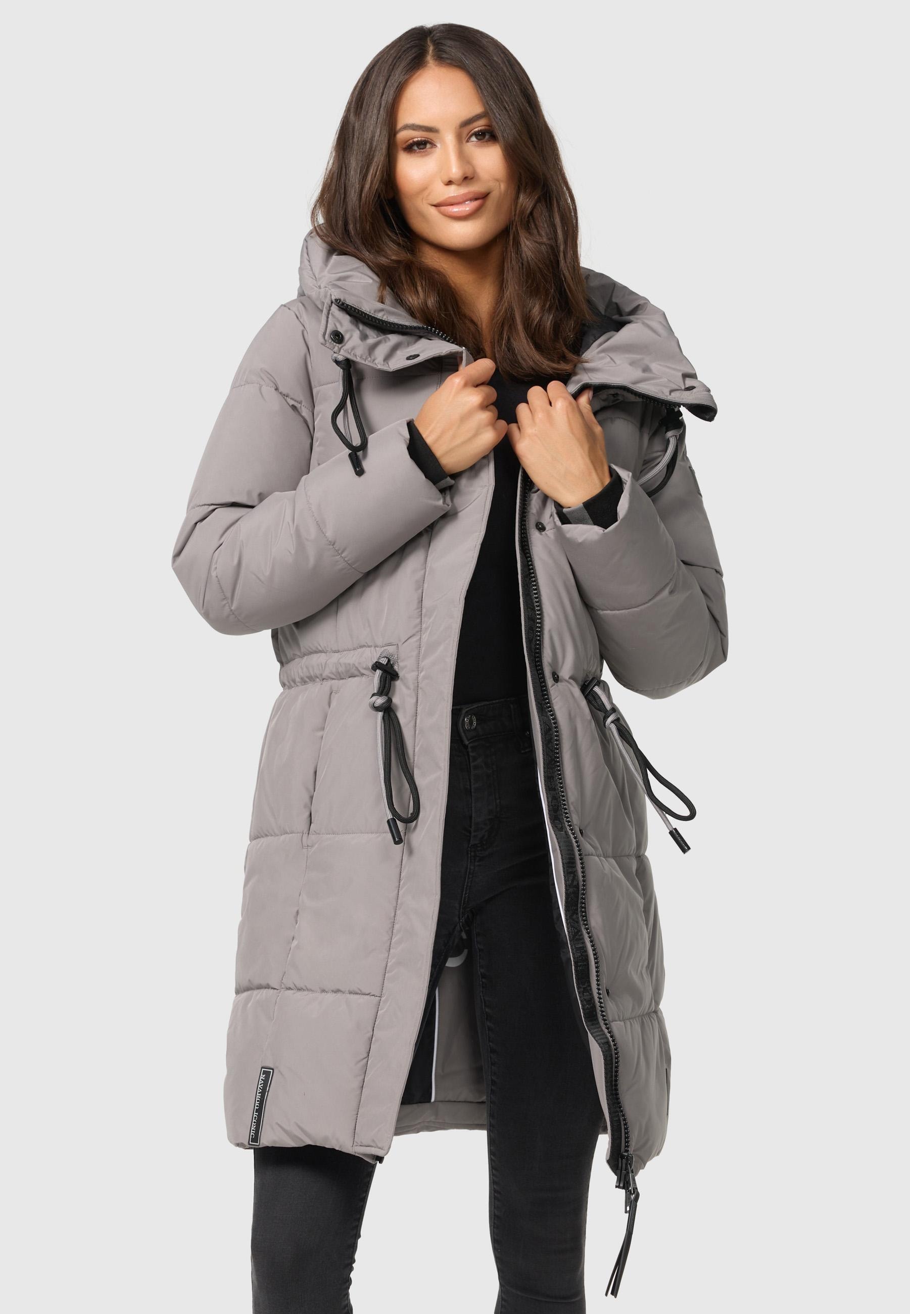 Navahoo Steppmantel »Steppmantel Zuckertatze XIV«, Stylischer Winterparka mit verstellbarer Kapuze