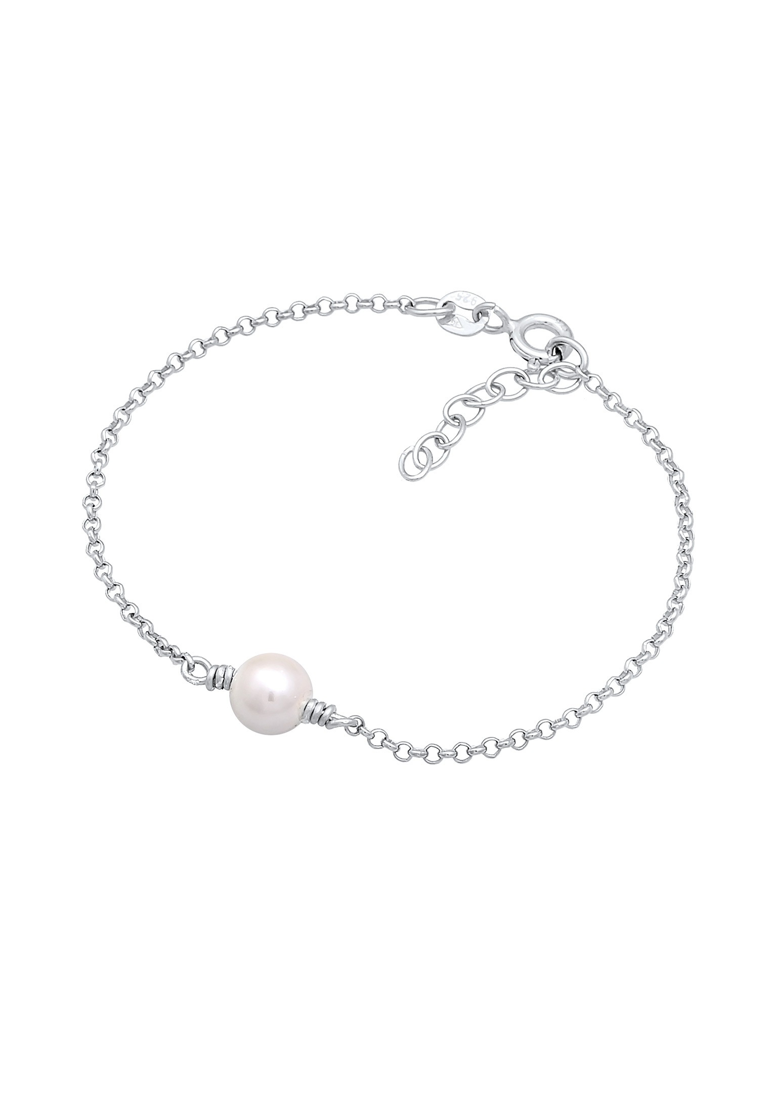 Elli Armkette »Armband Kinder Muschelkernperle Silber 925«