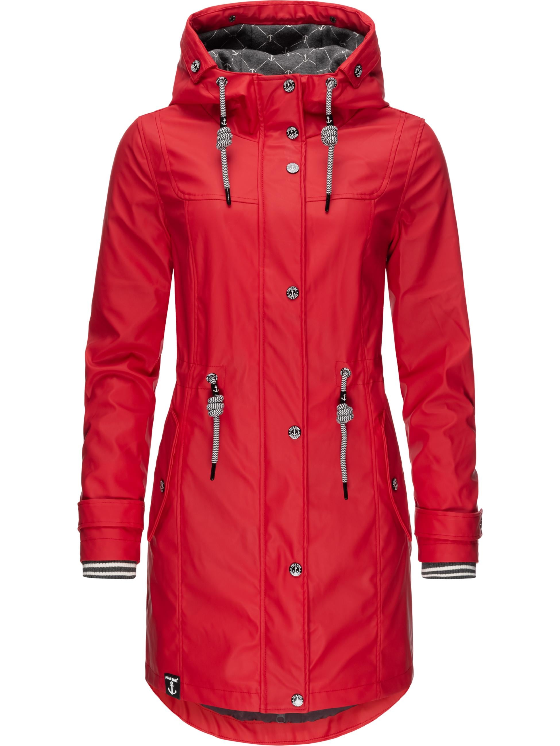 Regenmantel »Regenjacke L60042«, stylisch taillierter Regenmantel für Damen