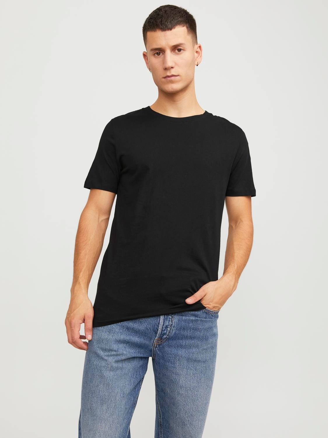 Jack & Jones T-Shirt »JJEORGANIC BASIC TEE SS O-NE 5PK MP NOOS«, (Packung, 5 tlg., 5er-Pack)