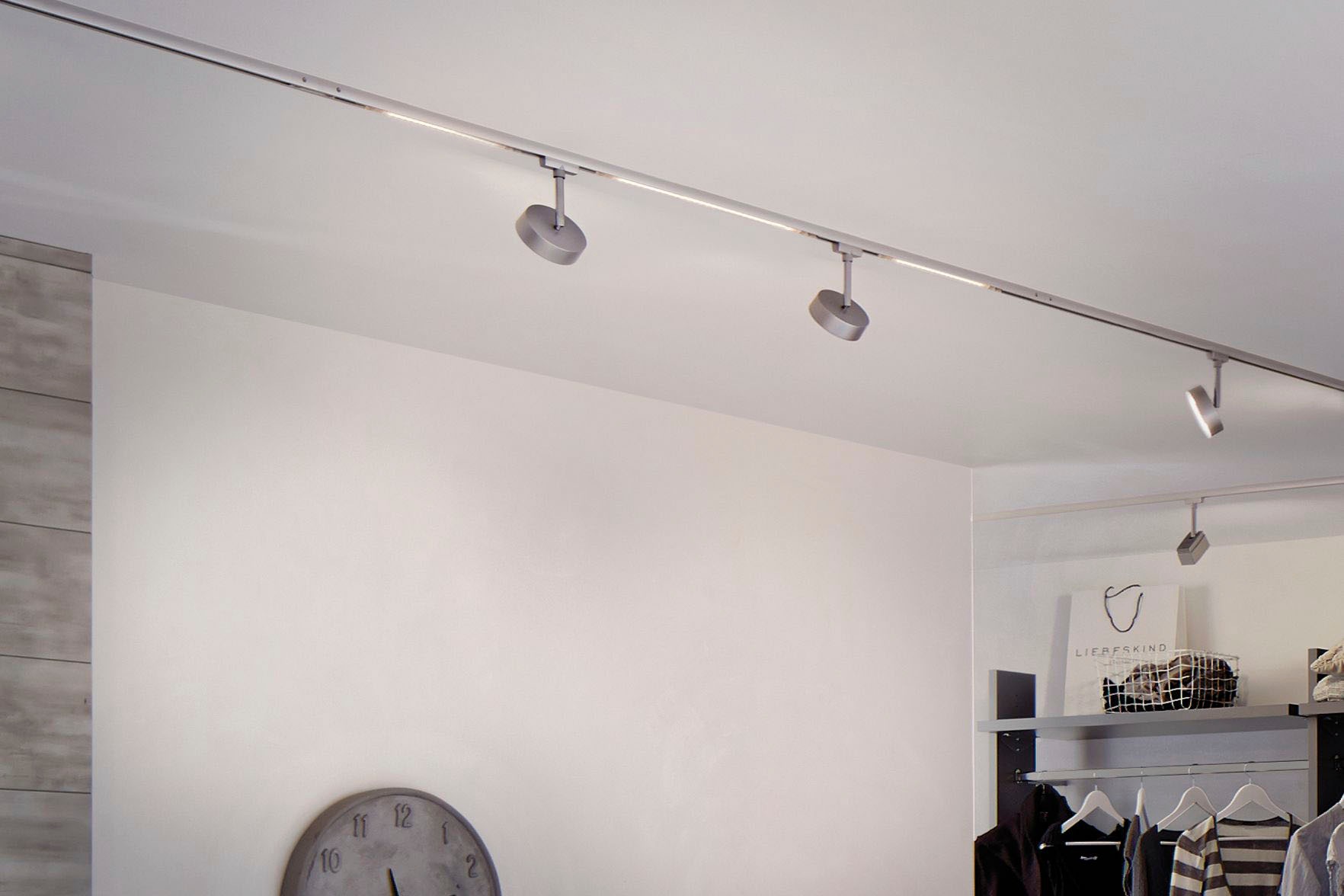 Paulmann Schienensystem-Leuchten »URail Spot Circle 1x5W 3000K 230V«, 3-Step-Dimmbar