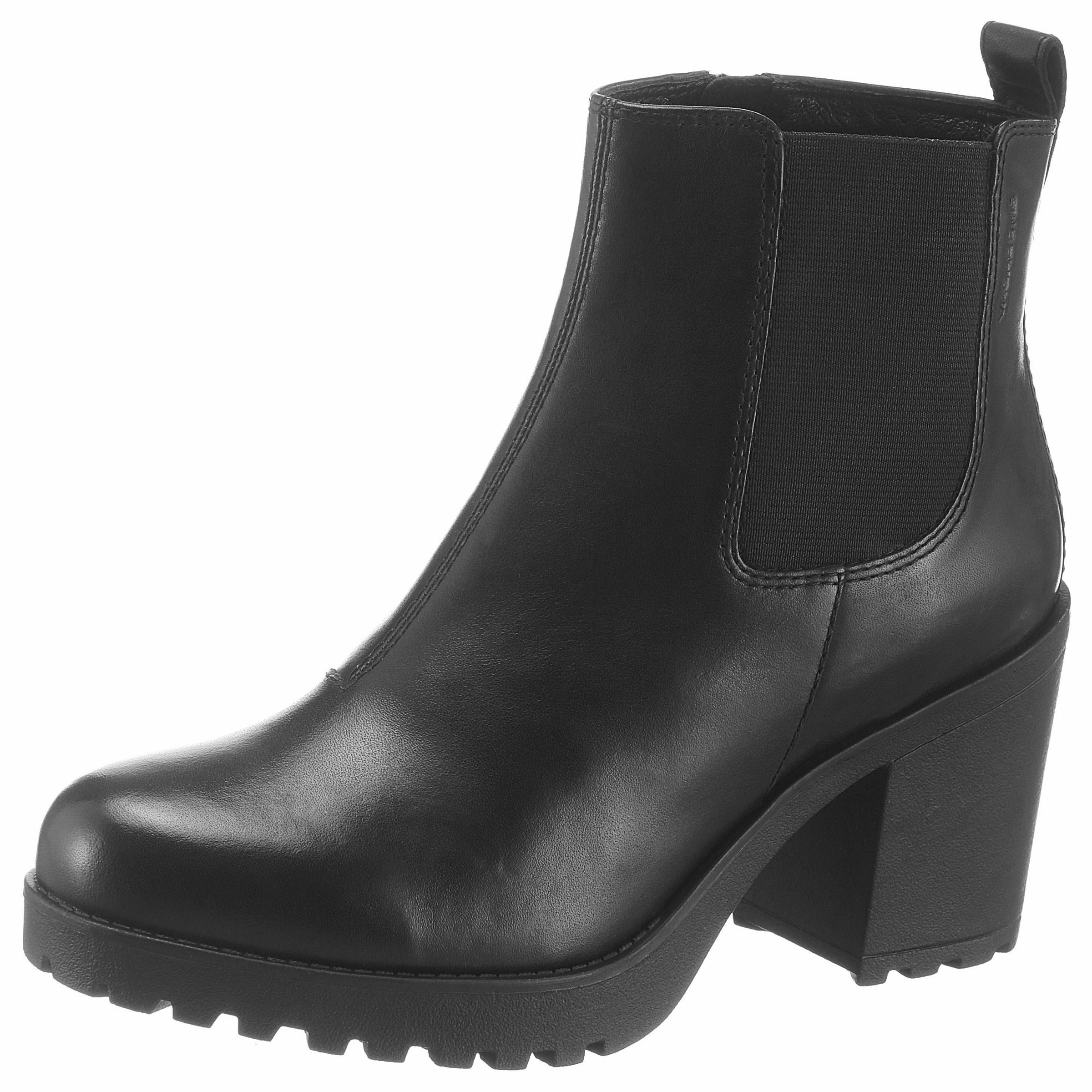 Vagabond Chelseaboots, mit auffälligem Blockabatz