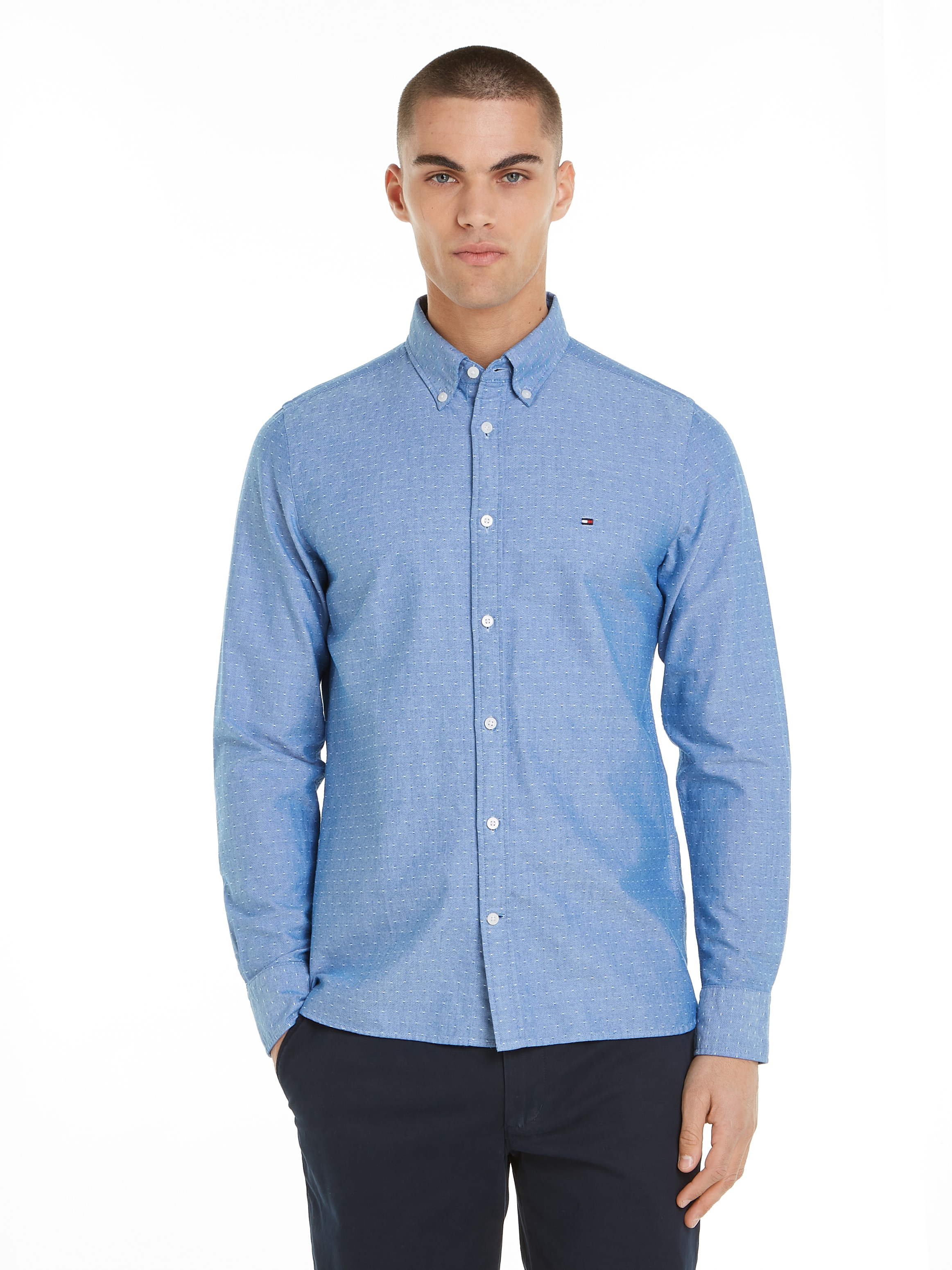 Langarmhemd »OXFORD DOBBY SF SHIRT«