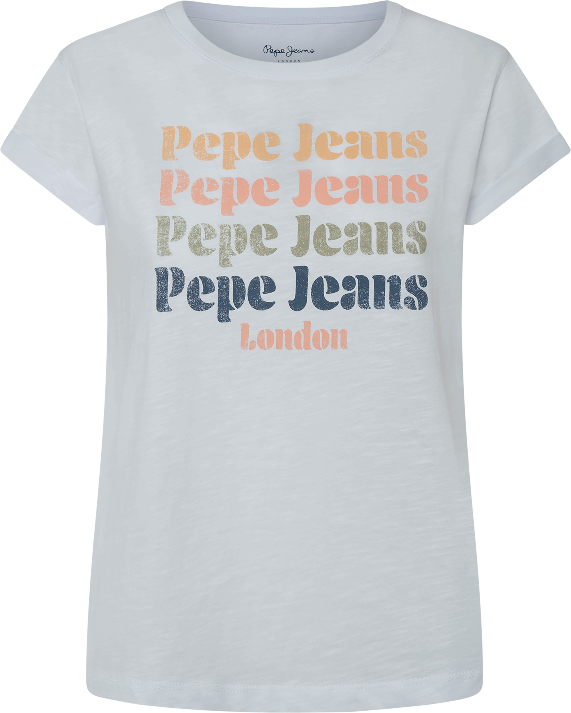 Pepe Jeans T-Shirt »EILEEN«, aus strukturierter Baumwollqualiät