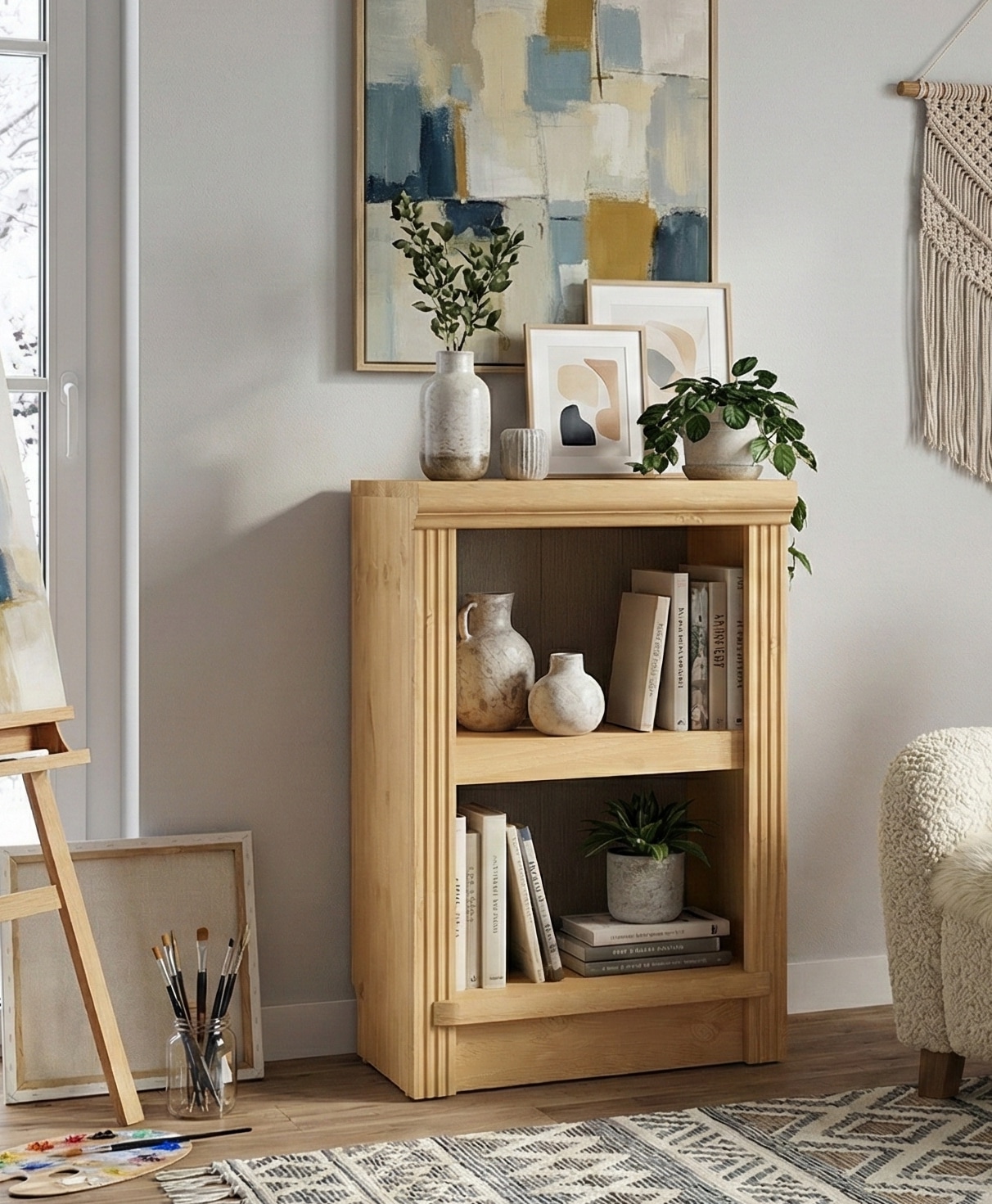 OTTO home Standregal »Riga Bücherregal Regal Breite/Tiefe 40/29 cm« aus massiver Kiefer, FSC®-zertifiziert